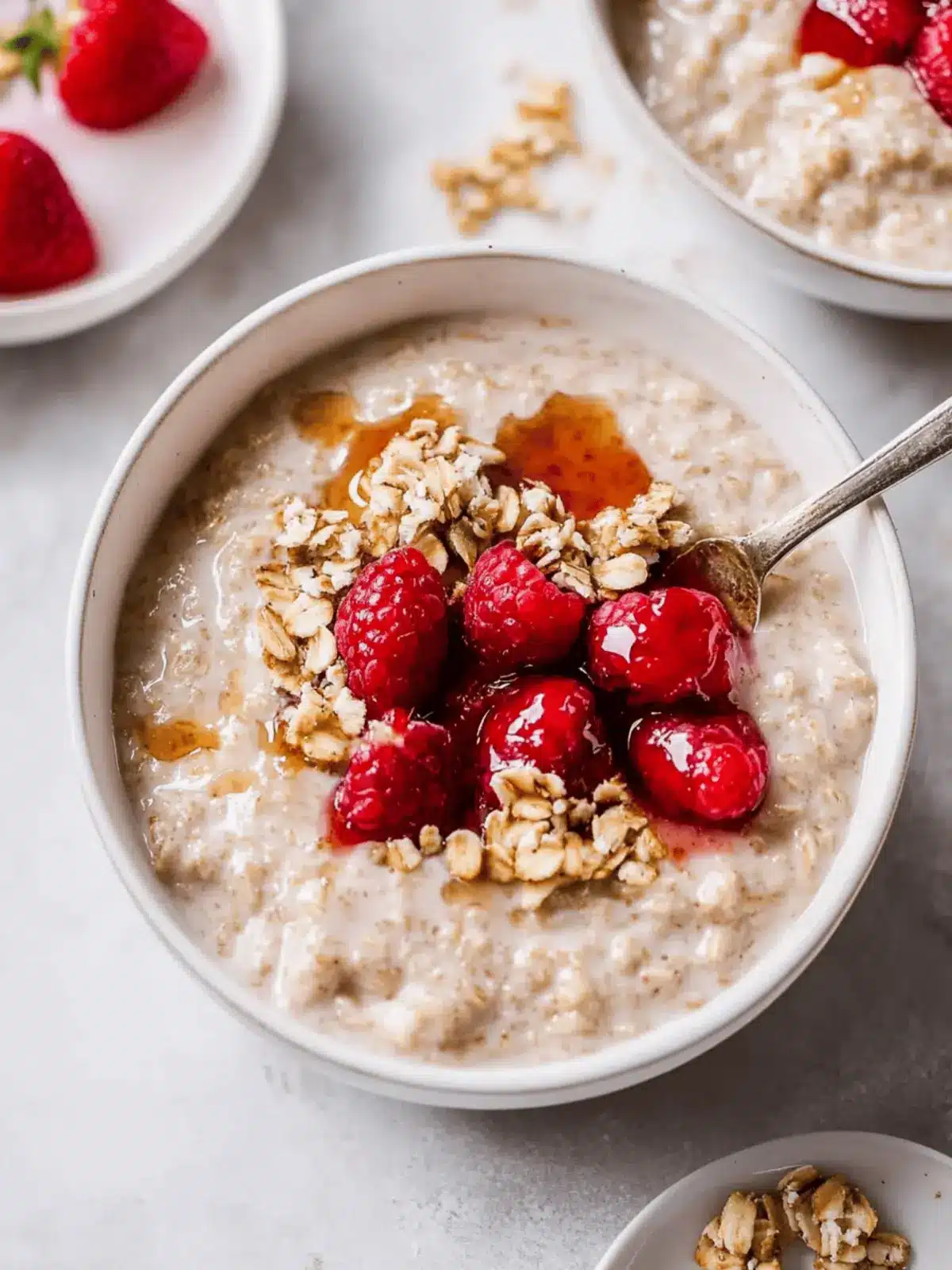 Sweet and Creamy Brown Rice Breakfast Porridge