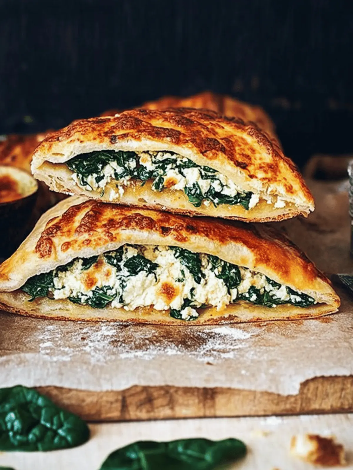 Spinach-Ricotta Calzone