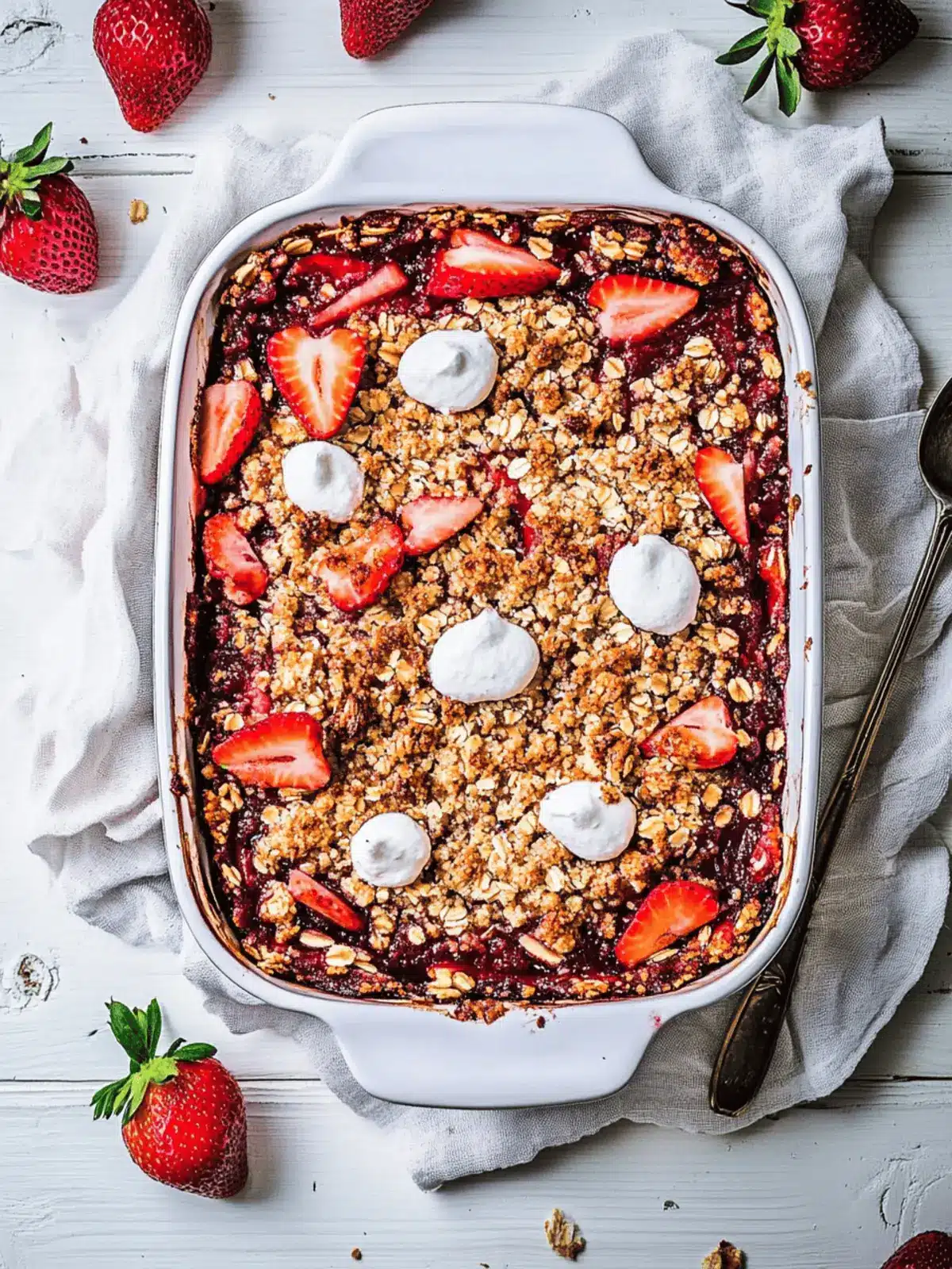 Strawberry Rhubarb Crisp