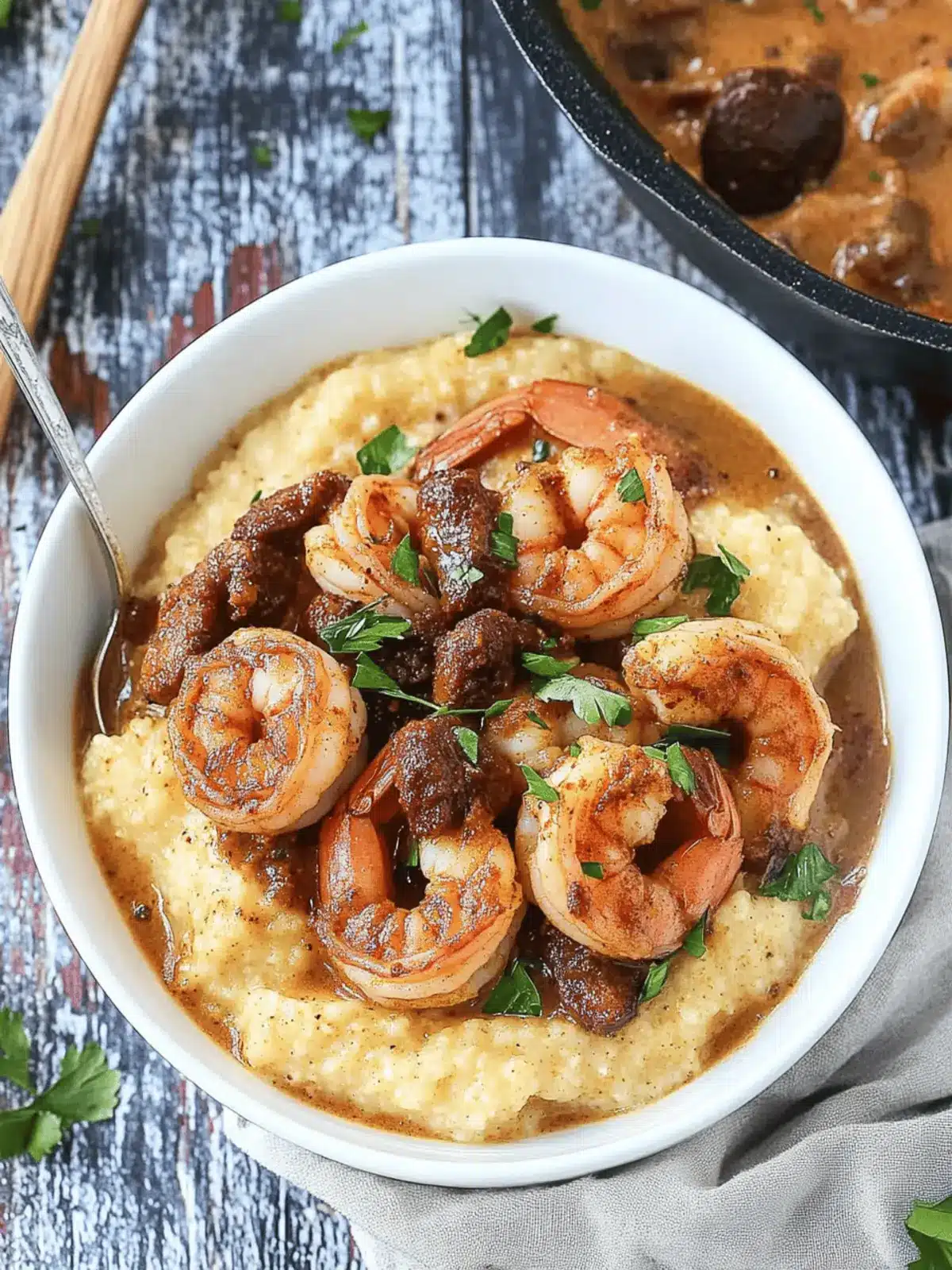 Cajun Shrimp and Grits