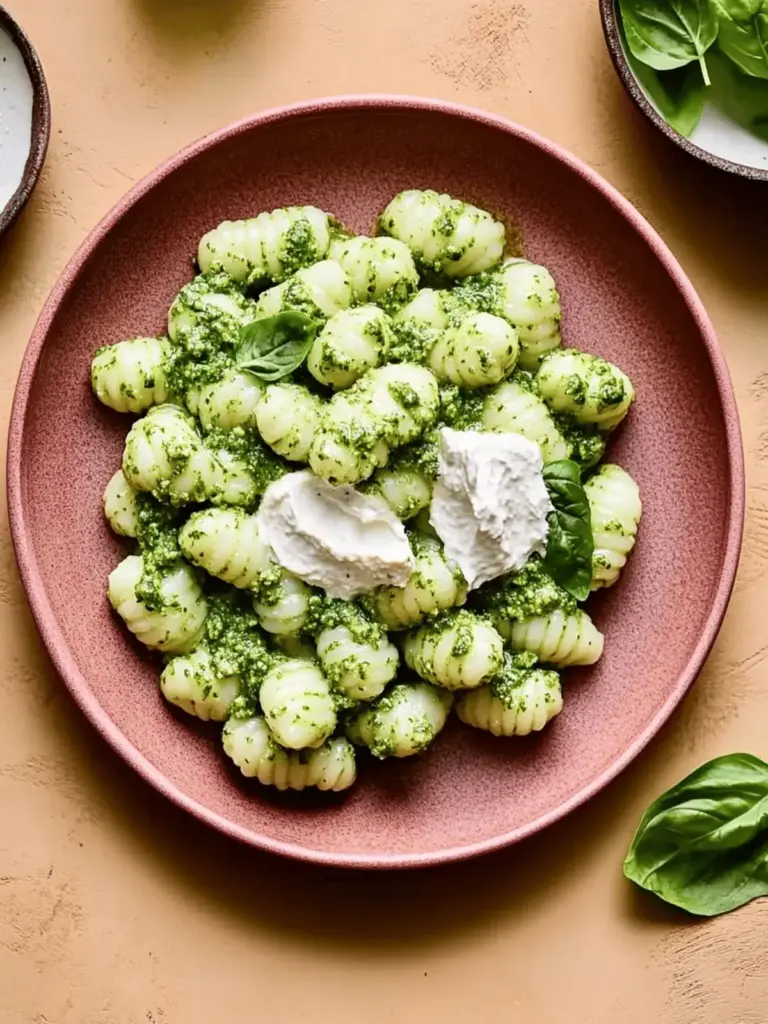 Spinach Pesto Gnocchi