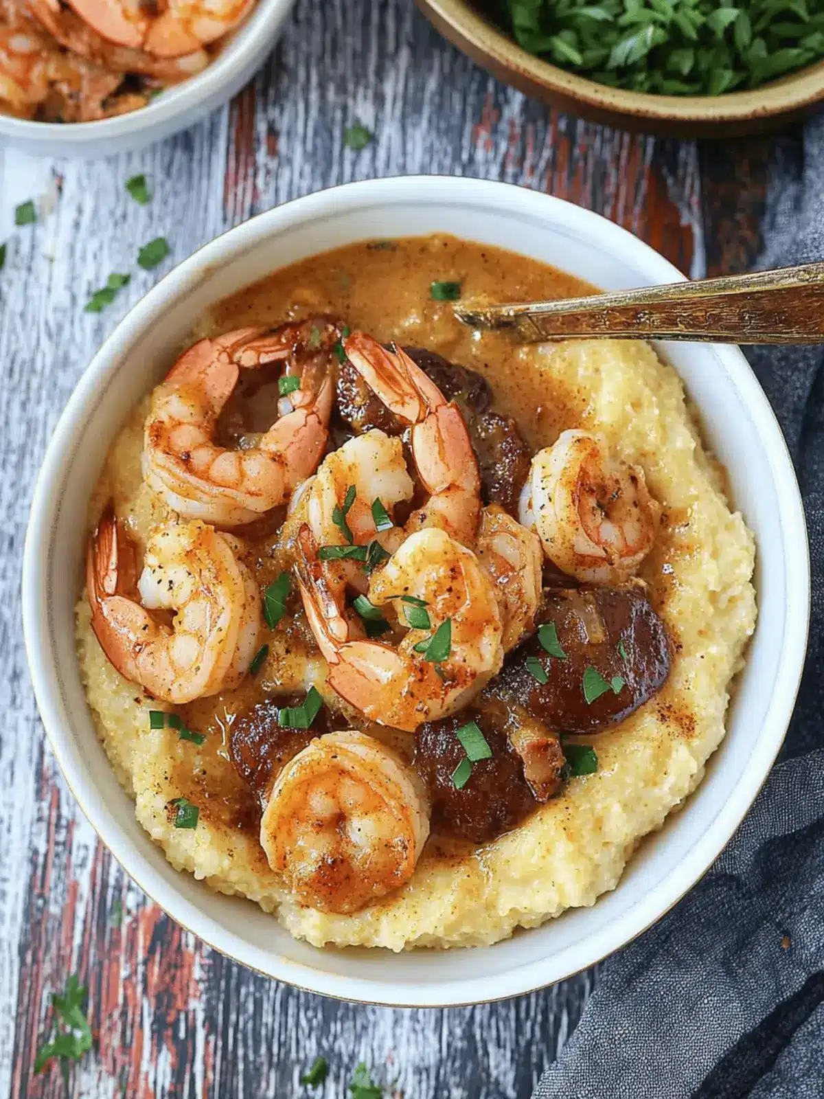 Cajun Shrimp and Grits