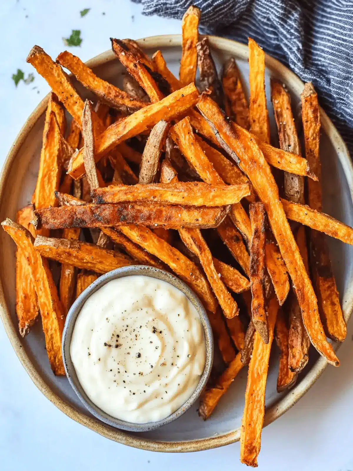 Sweet Potato Fries with Aioli