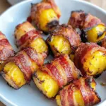 Bacon Wrapped Pineapple (Air Fryer)