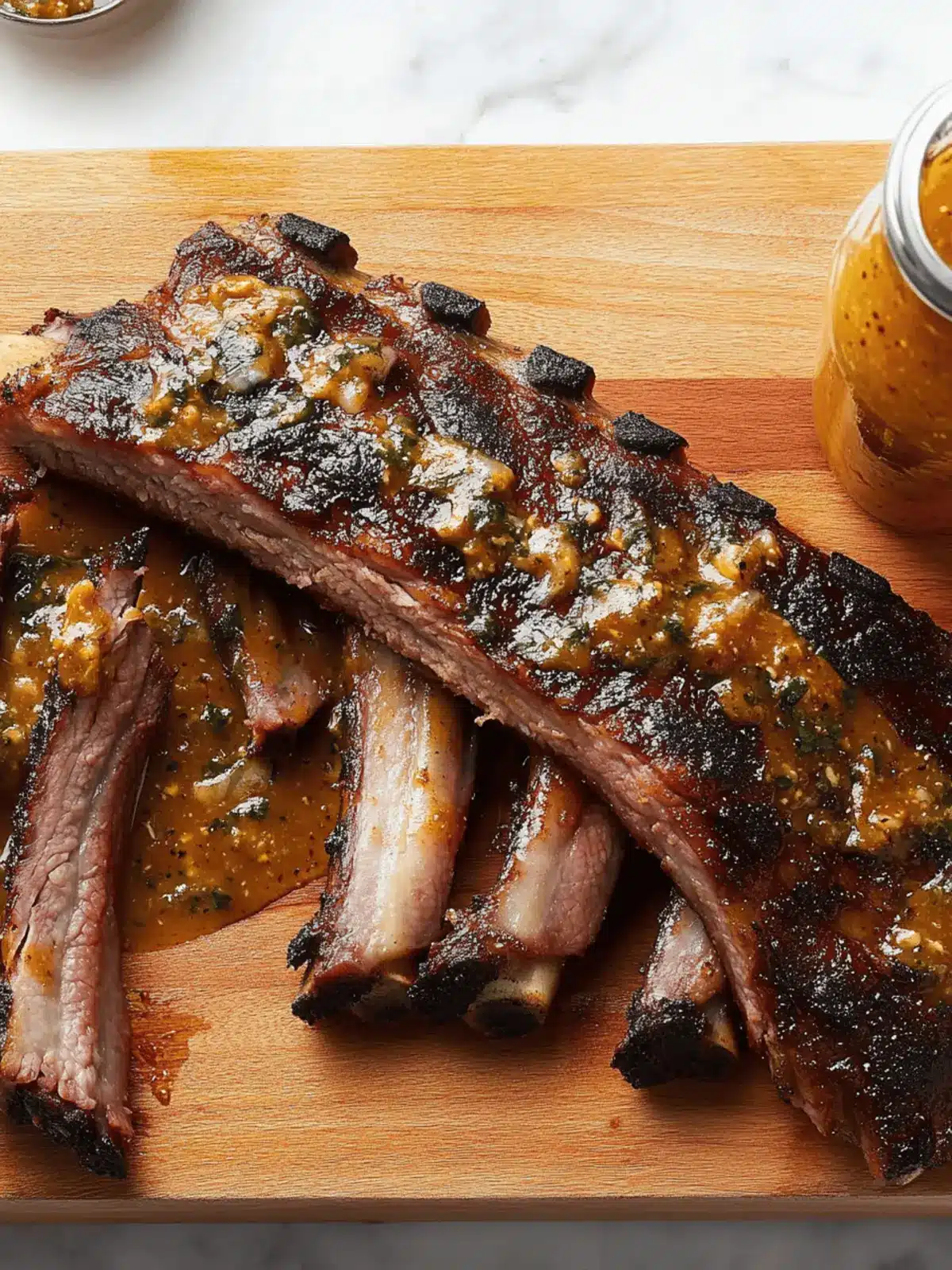 Grilled Pork Spareribs With Soda Bottle Barbecue Sauce