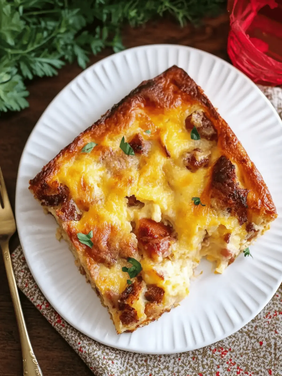 Christmas Breakfast Casserole
