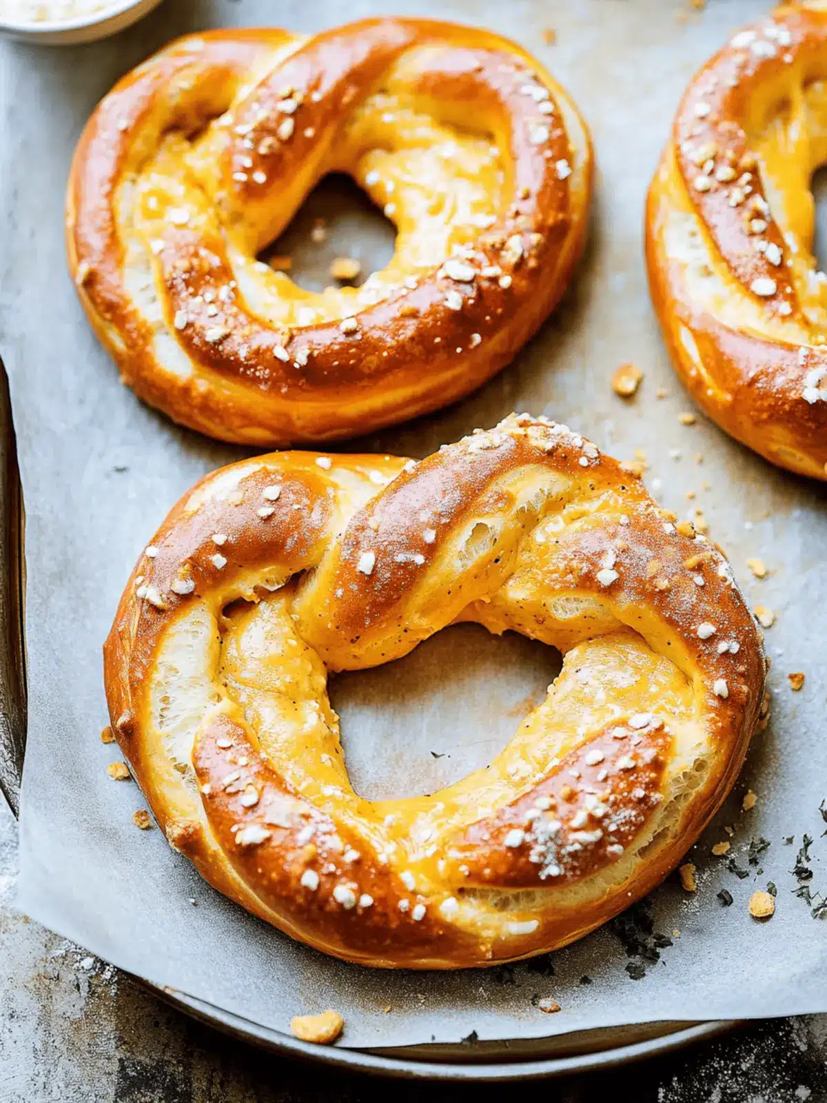 Cheese Stuffed Pretzels
