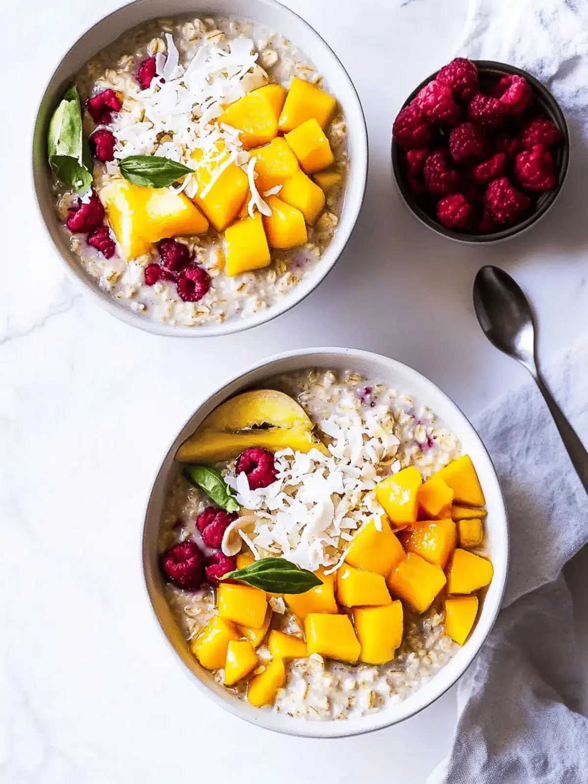 Coconut Mango Overnight Oats