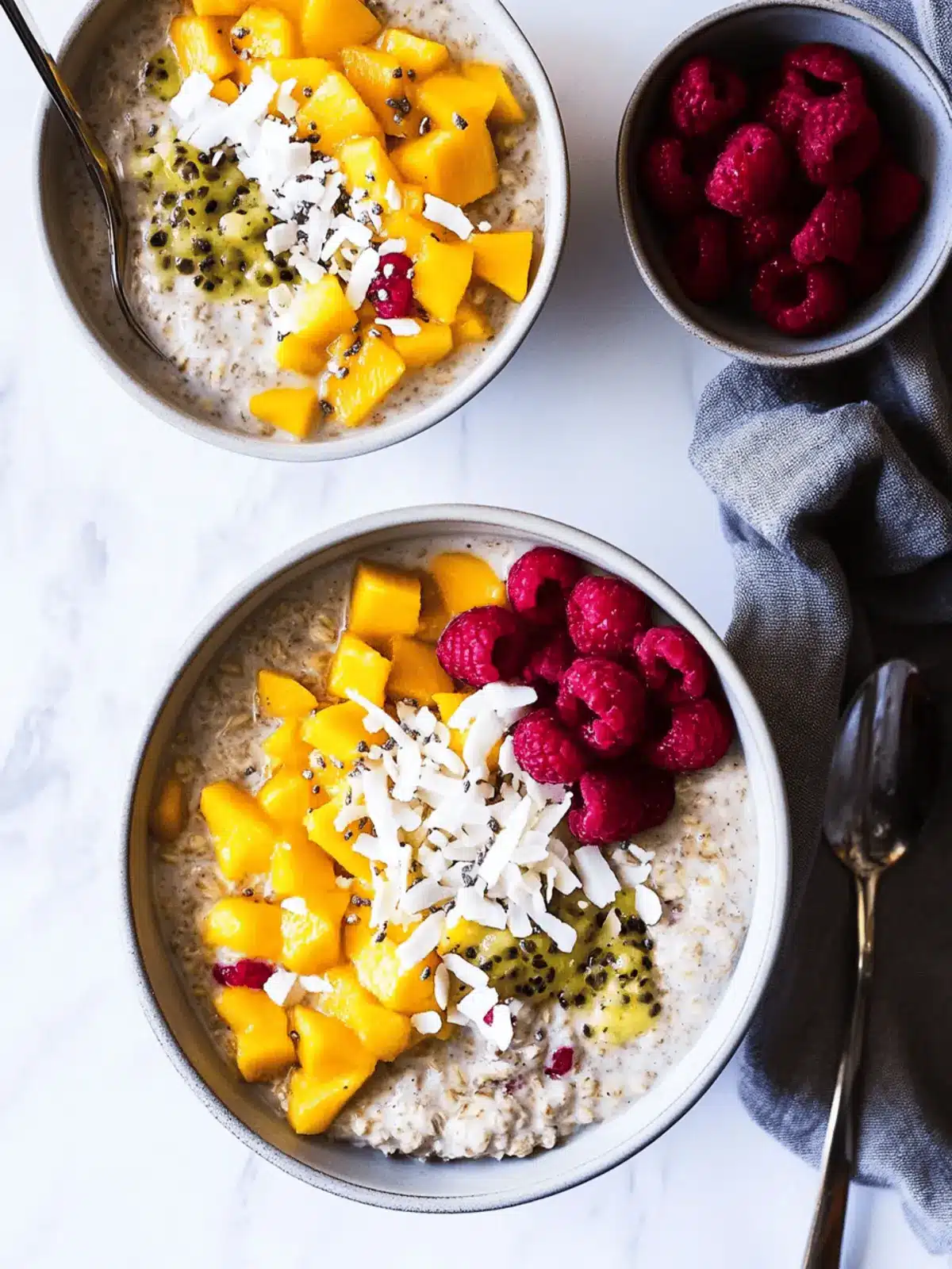 Coconut Mango Overnight Oats