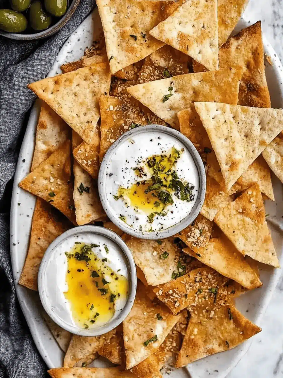 Crispy Pita Chips with Savory Parmesan Magic 3 Pita Chips