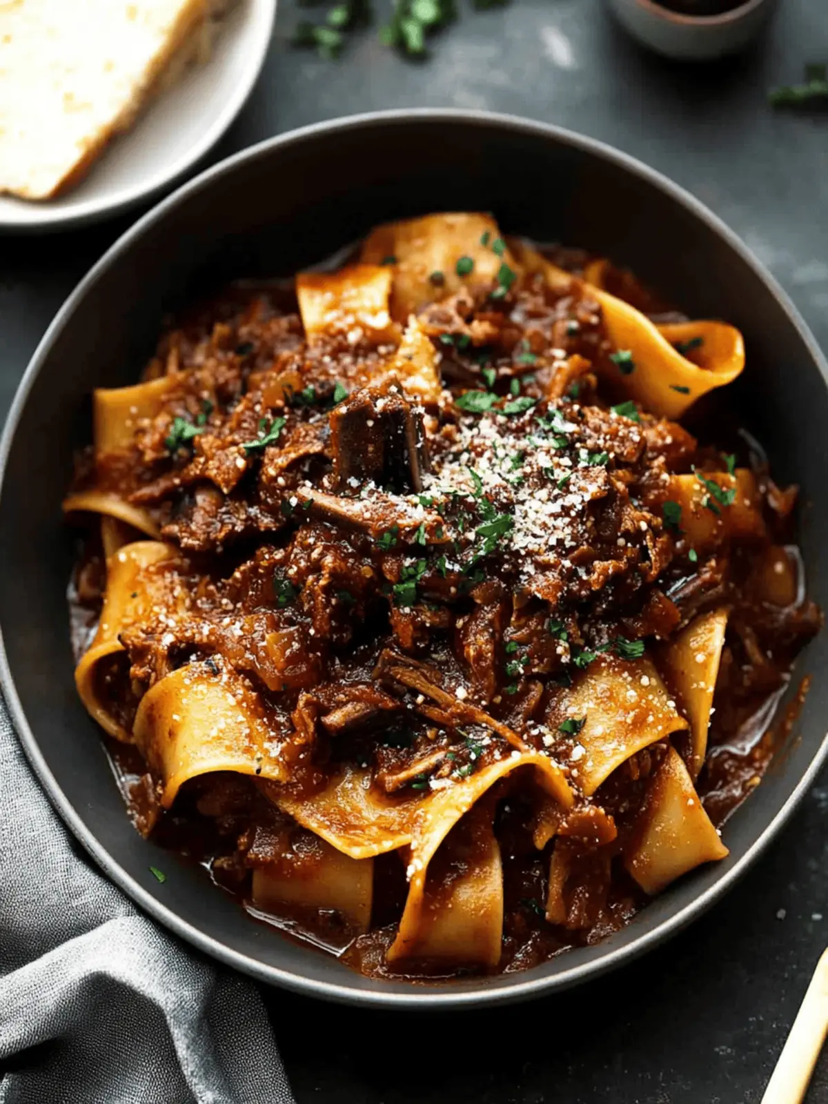 Slowly Braised Short Rib Ragu