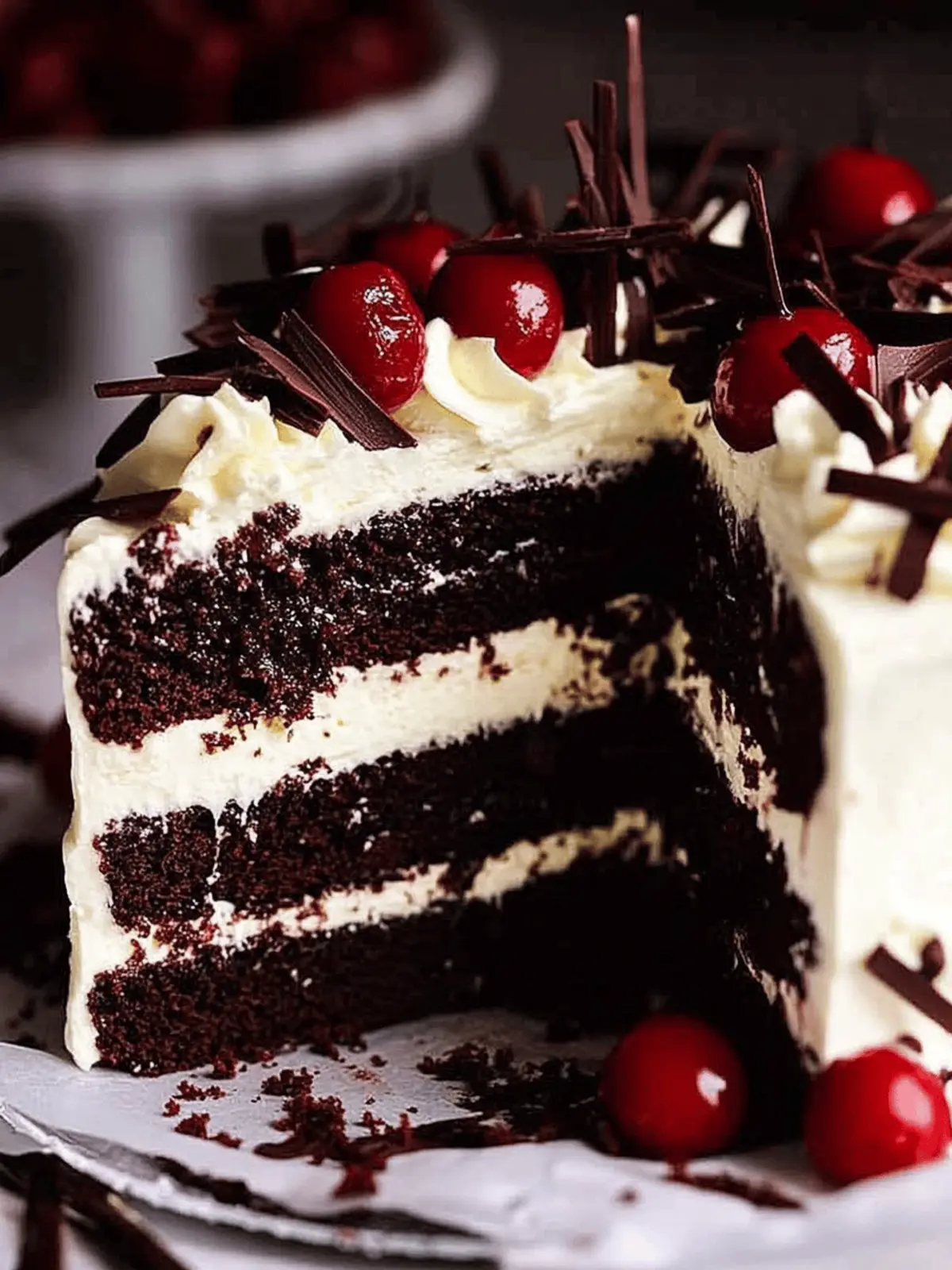 Black Forest Cake Bliss – Decadent Layers with Cherry Delight 5 Black Forest Cake