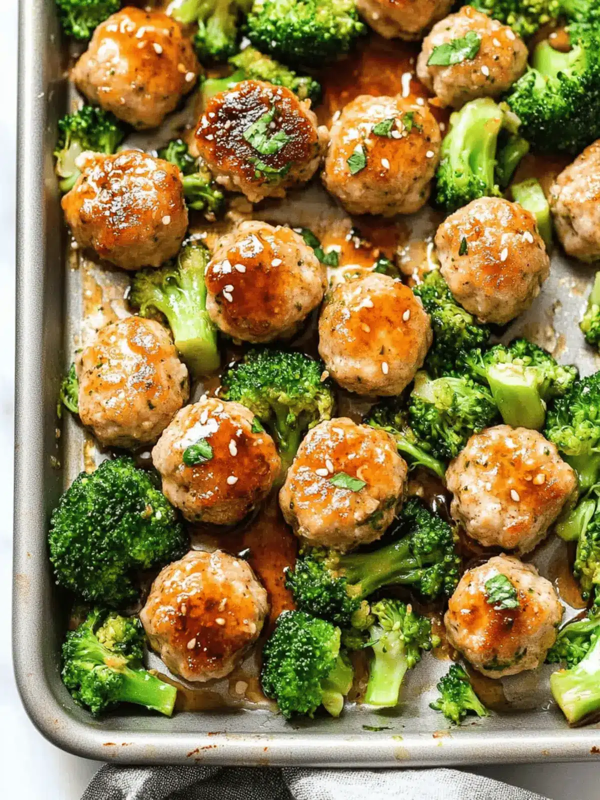 Freezer Teriyaki Chicken Meatballs with Broccoli Made Easy 2 Freezer Teriyaki Chicken Meatballs with Broccoli