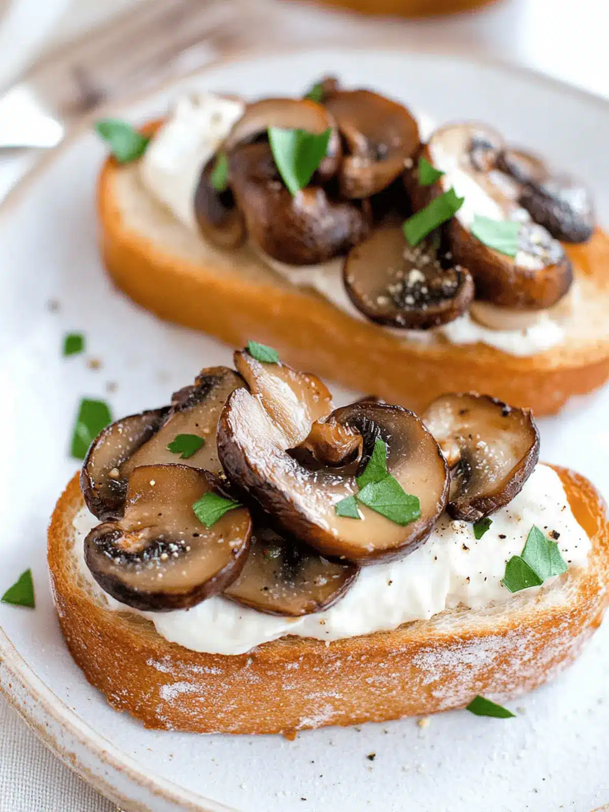 Mushroom Crostini