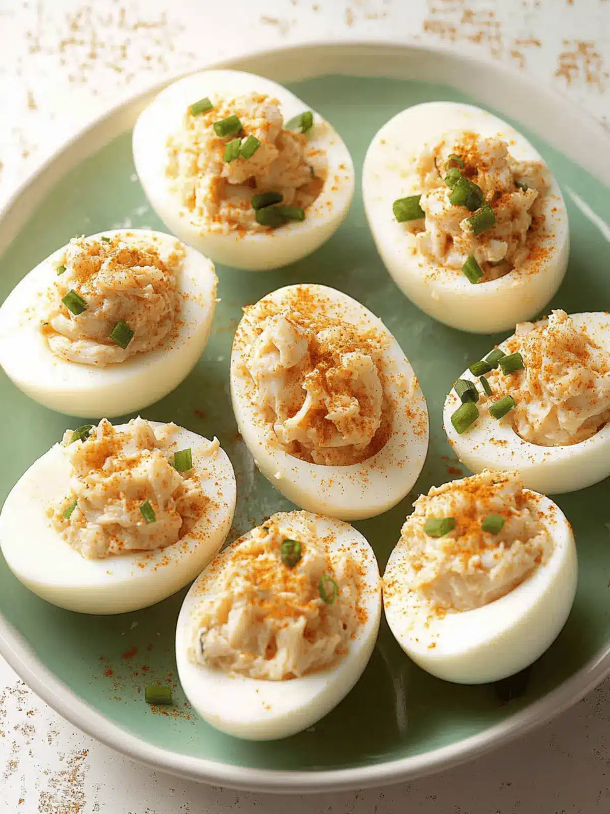 Crab Deviled Eggs with Zesty Twist for a Gourmet Snack 4 Crab Deviled Eggs