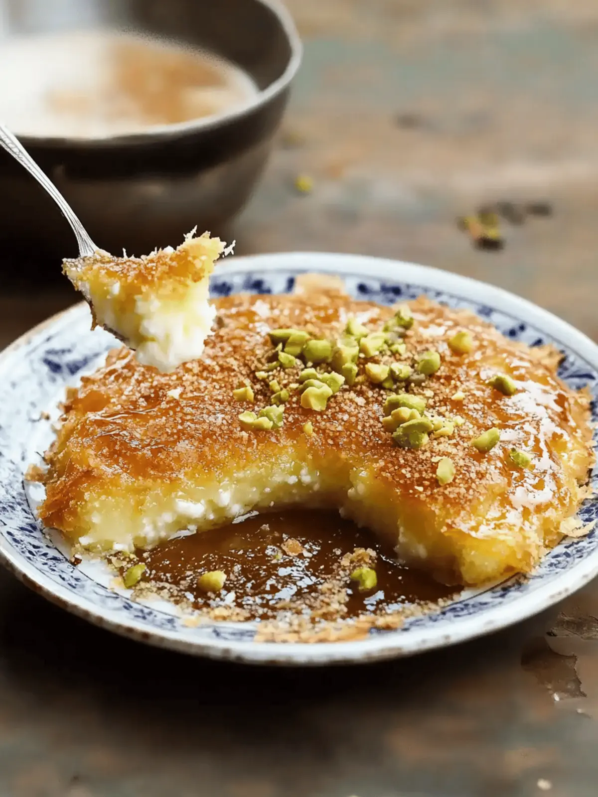 Künefe – Irresistible Turkish Cheese Pastry Delight at Home 2 Künefe – Turkish cheese pastry dessert