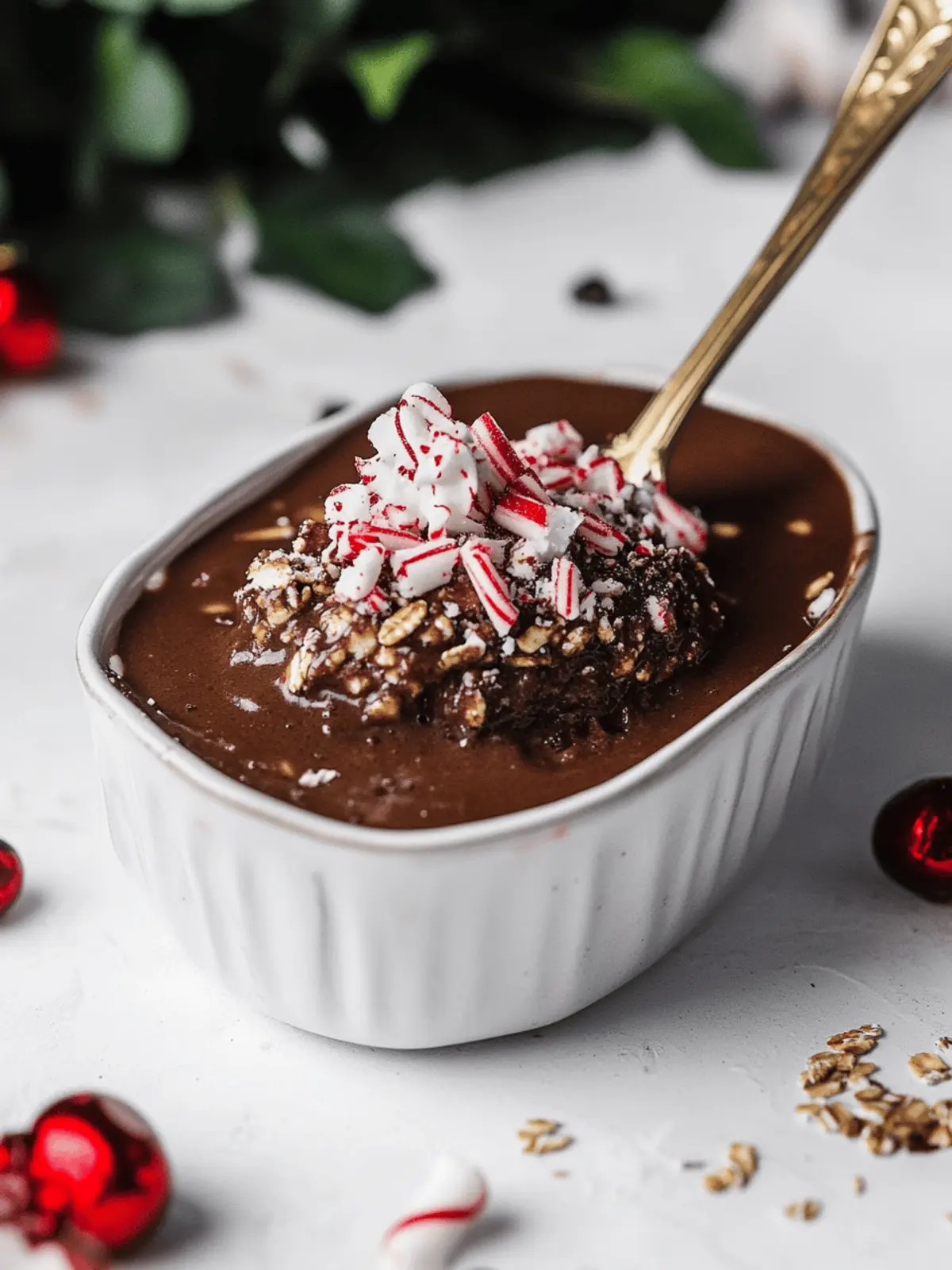 Peppermint Mocha Overnight Oats