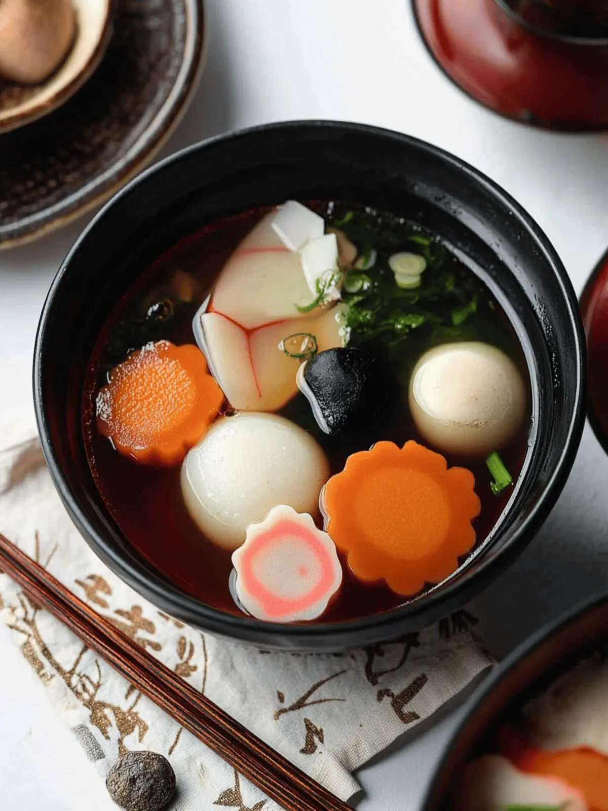 Japanese New Year Mochi Soup: Warmth in Every Bowl 3 Japanese New Year Mochi Soup