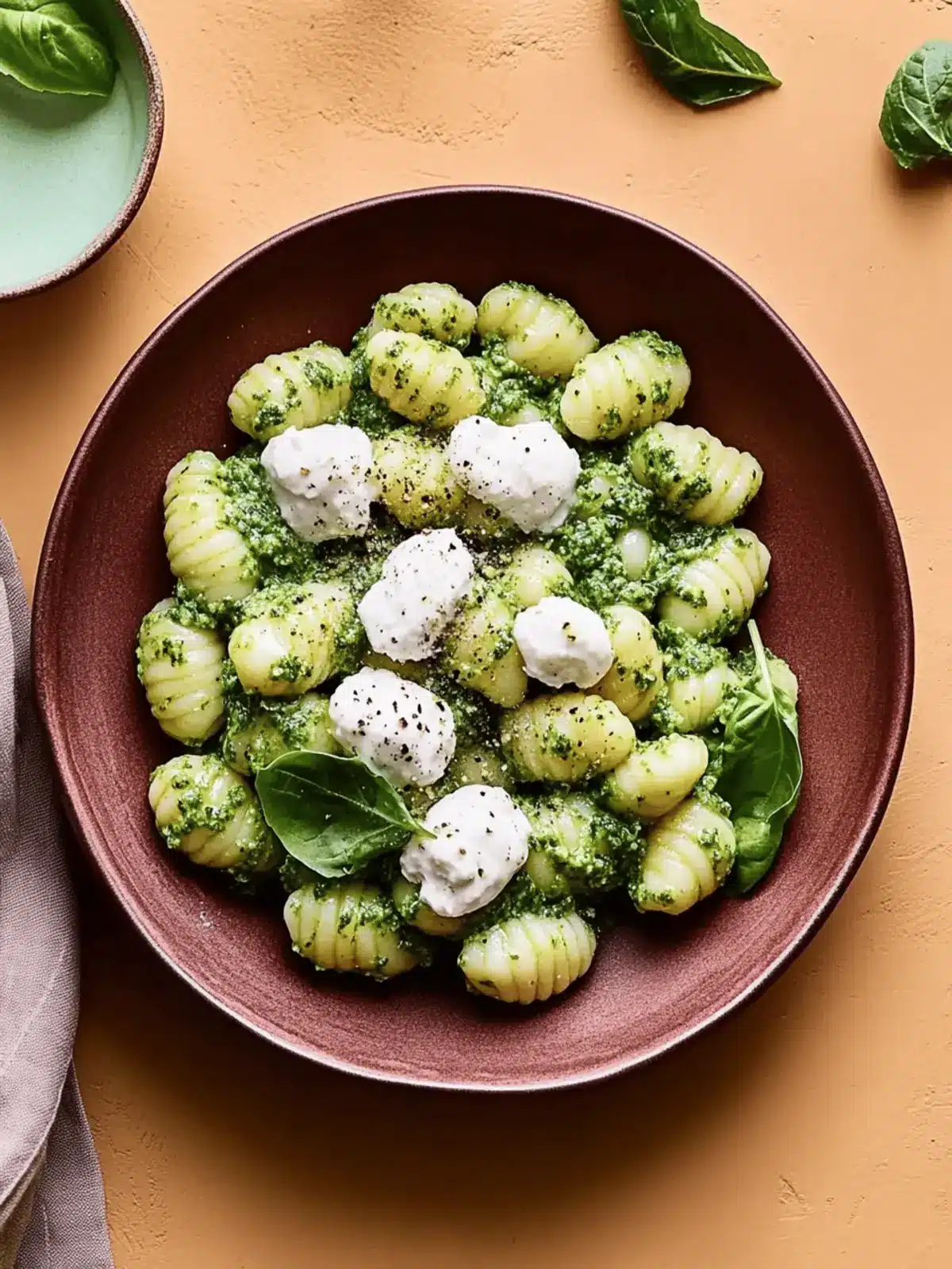 Spinach Pesto Gnocchi