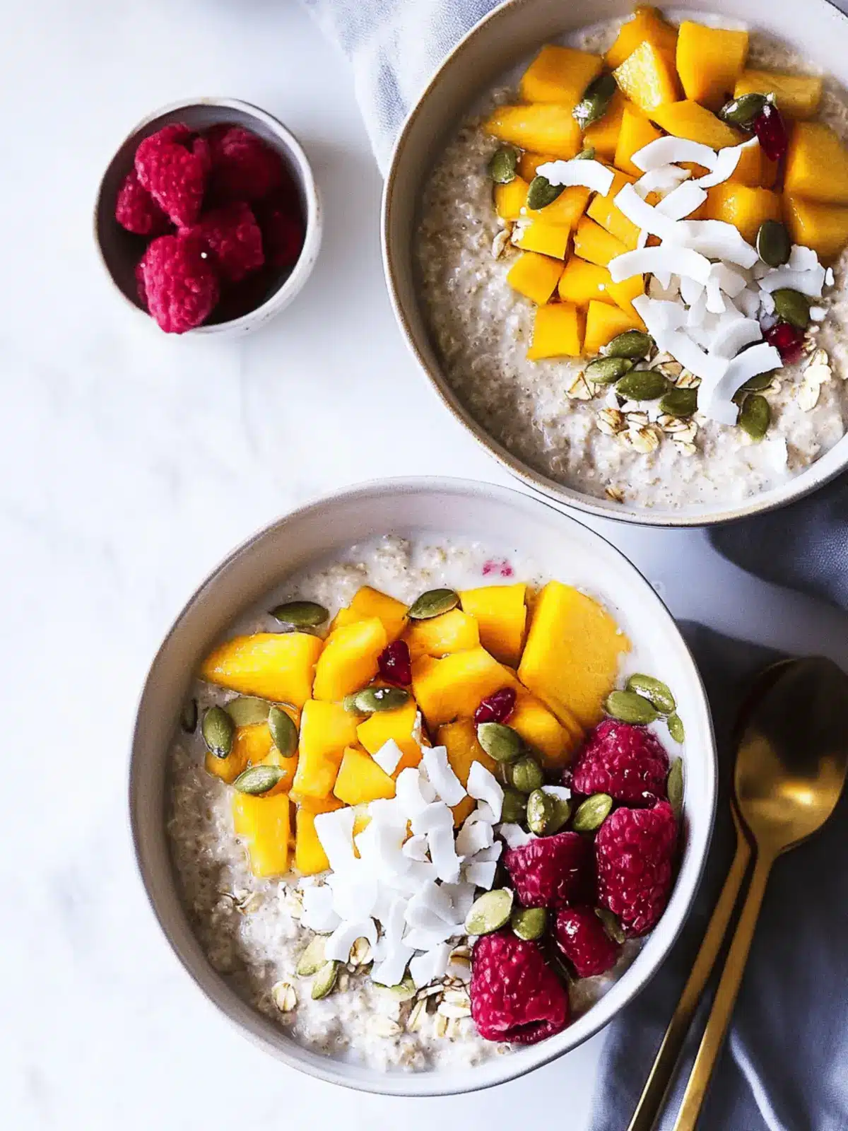 Coconut Mango Overnight Oats