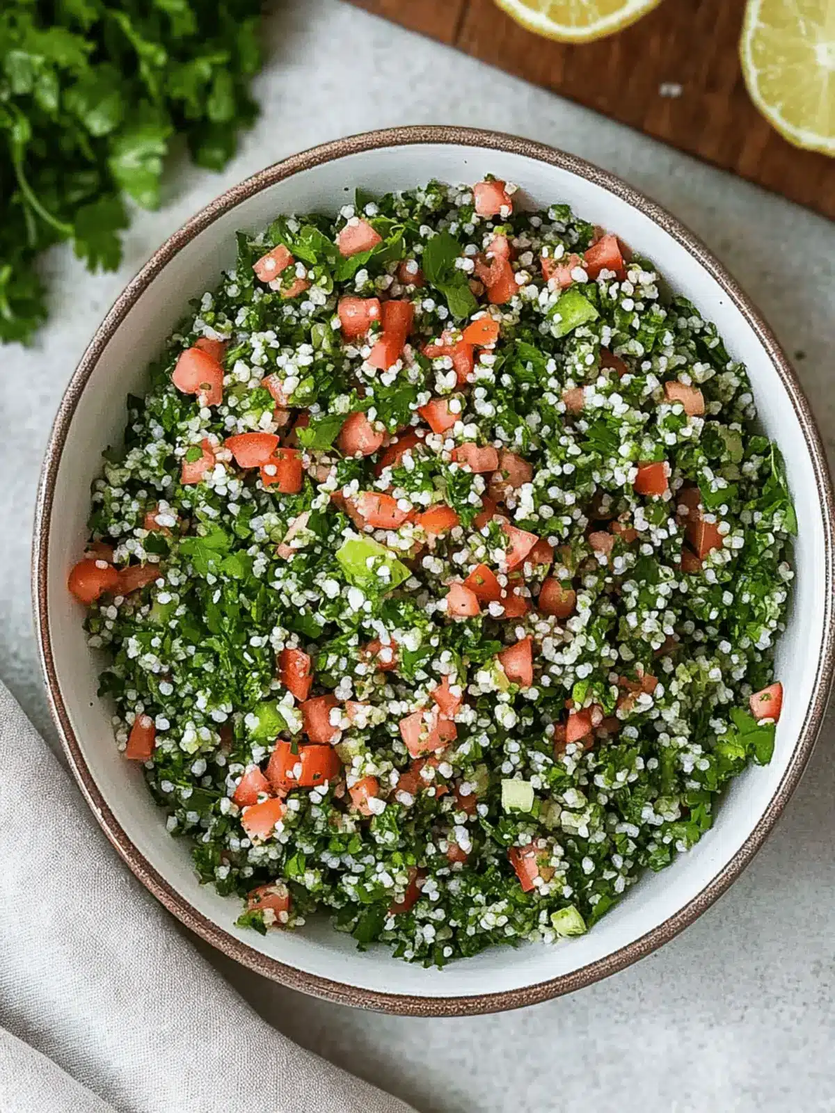 Lebanese Tabbouleh Salad