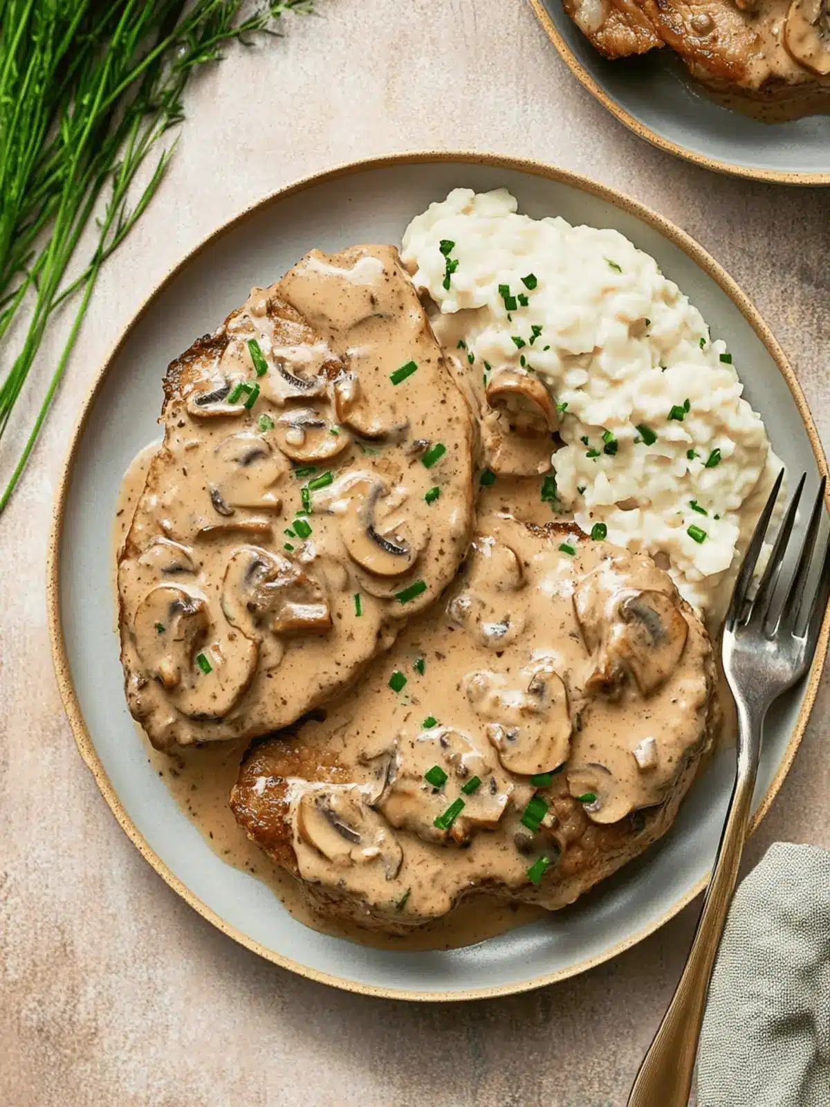 Savory Cream of Mushroom Pork Chops for Comfort Food Lovers 2 Cream of Mushroom Pork Chops