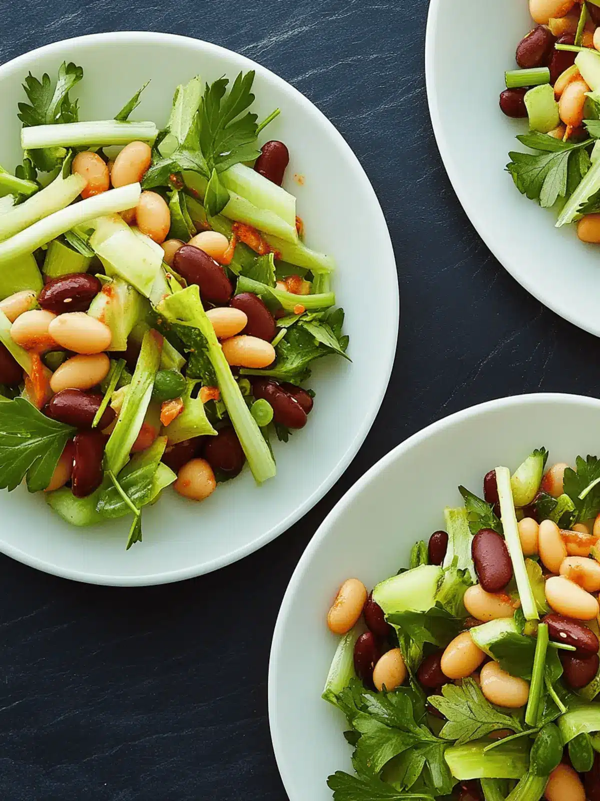 Five-Bean Salad with Smoked Paprika Vinaigrette