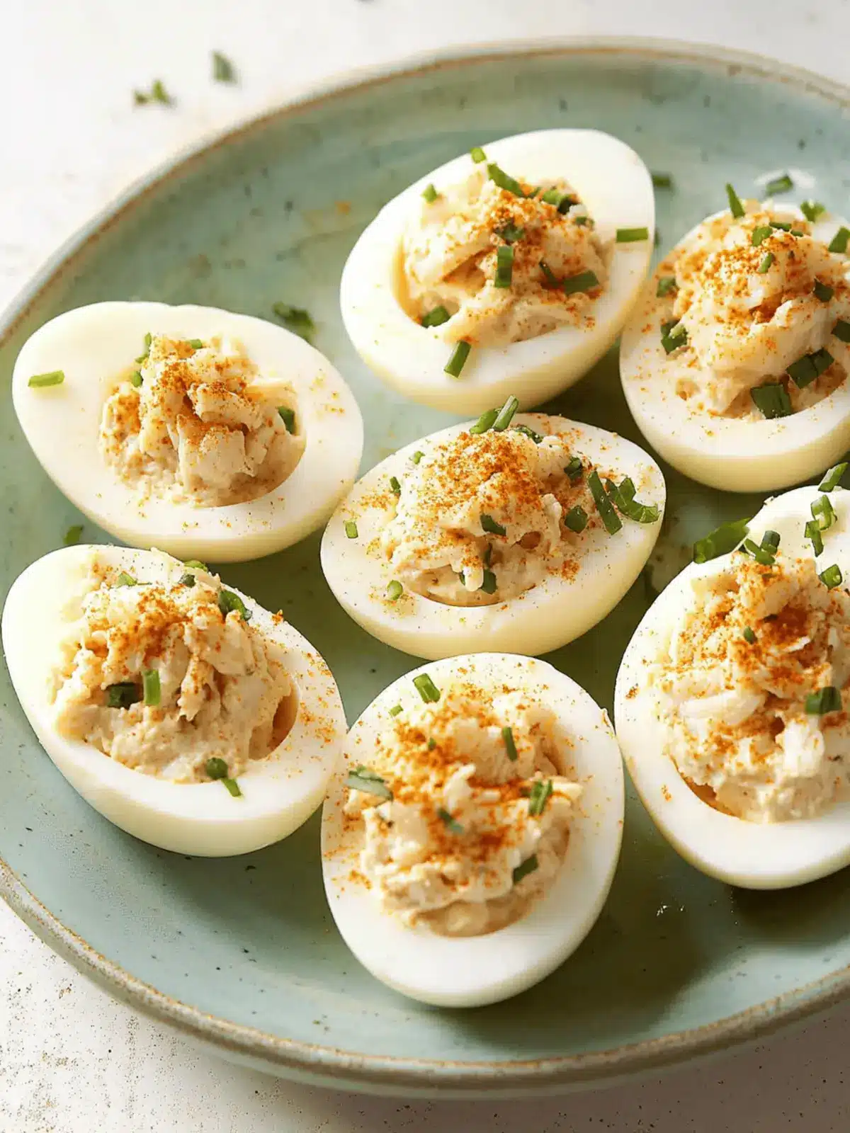 Crab Deviled Eggs with Zesty Twist for a Gourmet Snack 2 Crab Deviled Eggs