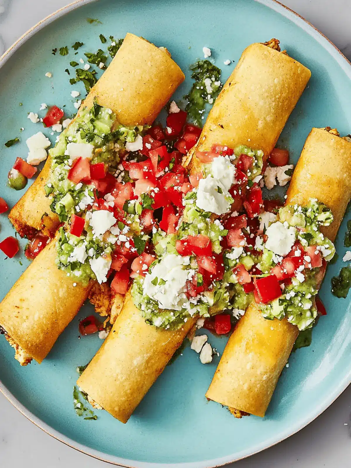 Spicy Chicken Taquitos