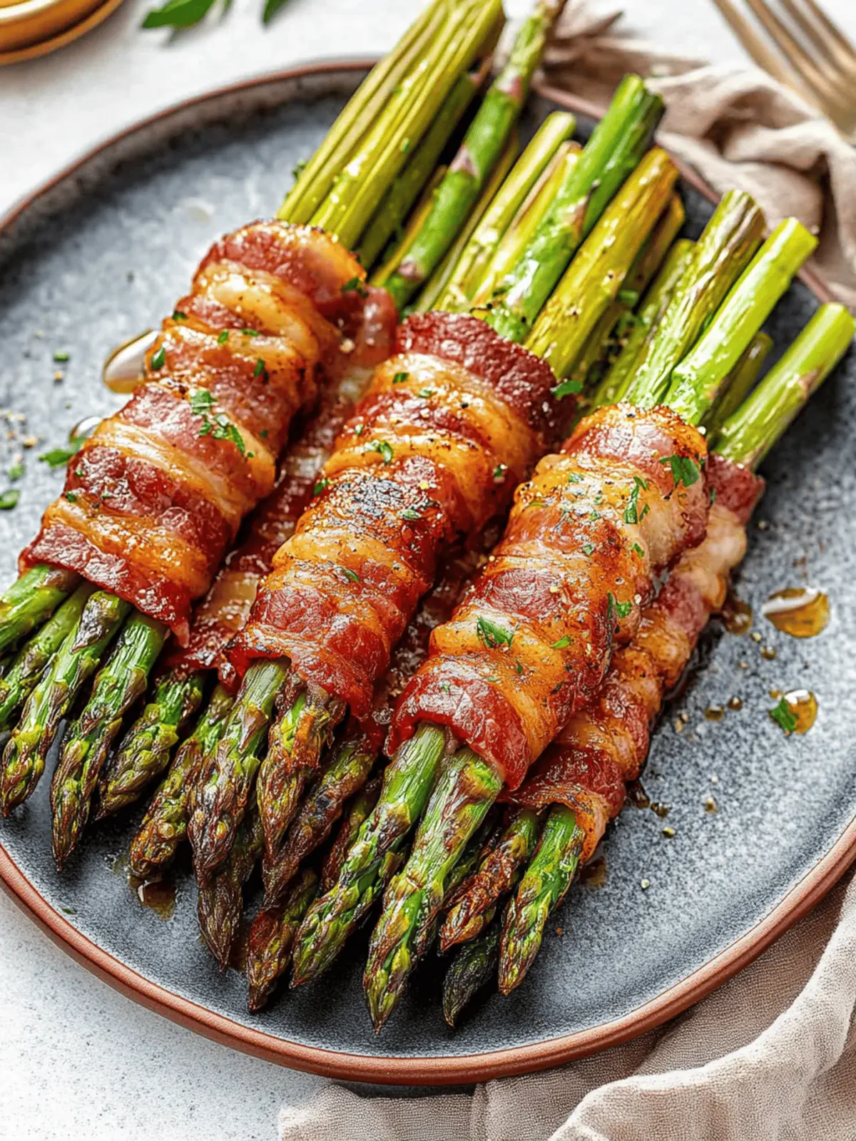 Bacon Wrapped Asparagus Bliss: Easy, Irresistible Flavor! 3 Bacon Wrapped Asparagus