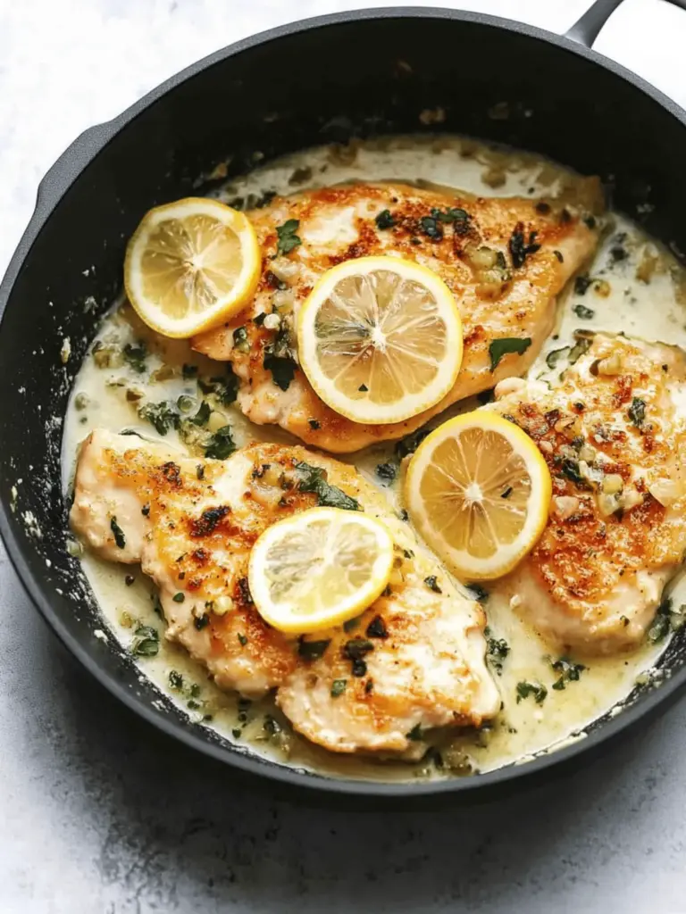 Creamy Lemon Chicken Piccata