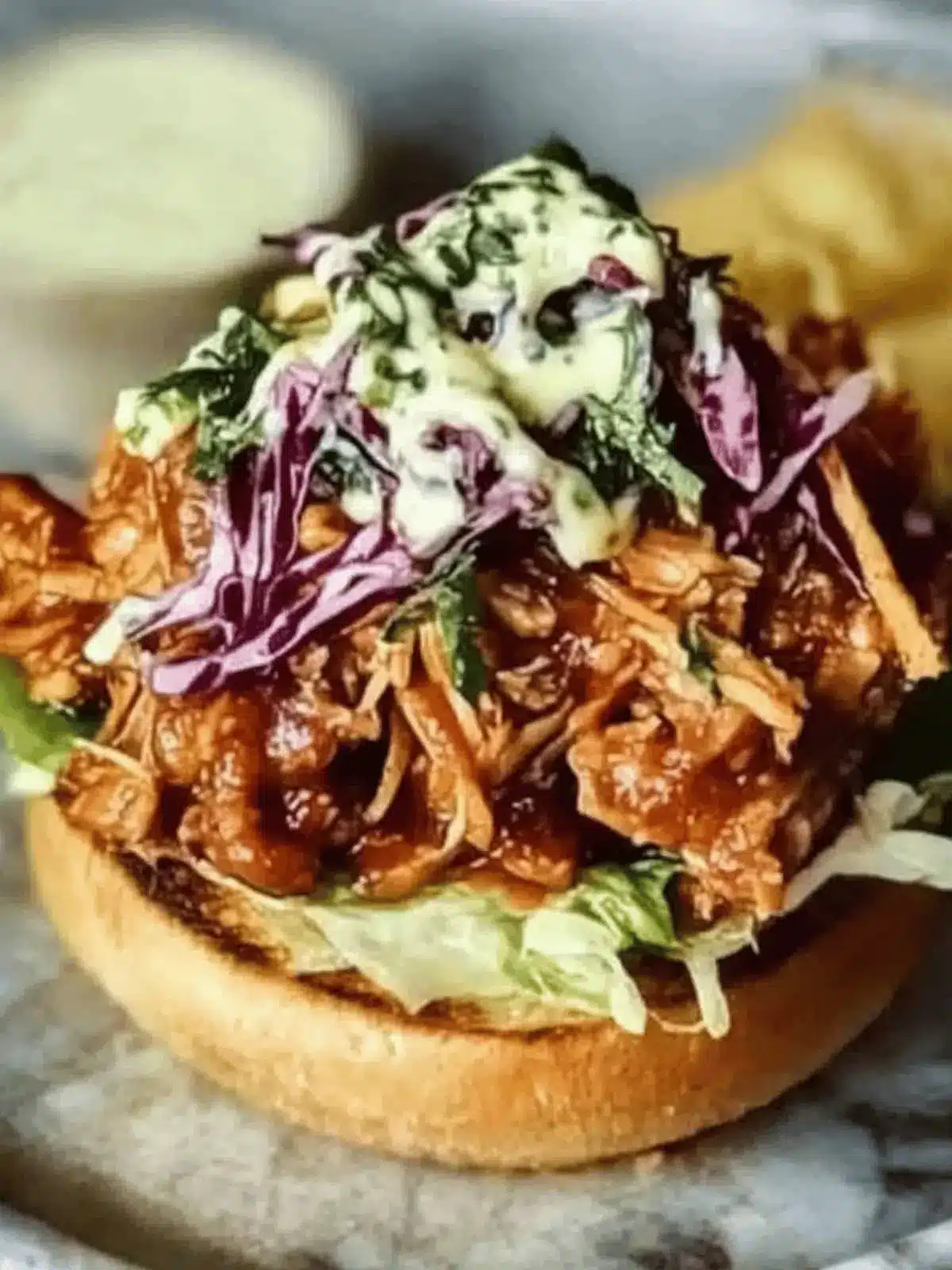 BBQ Jackfruit Sandwich