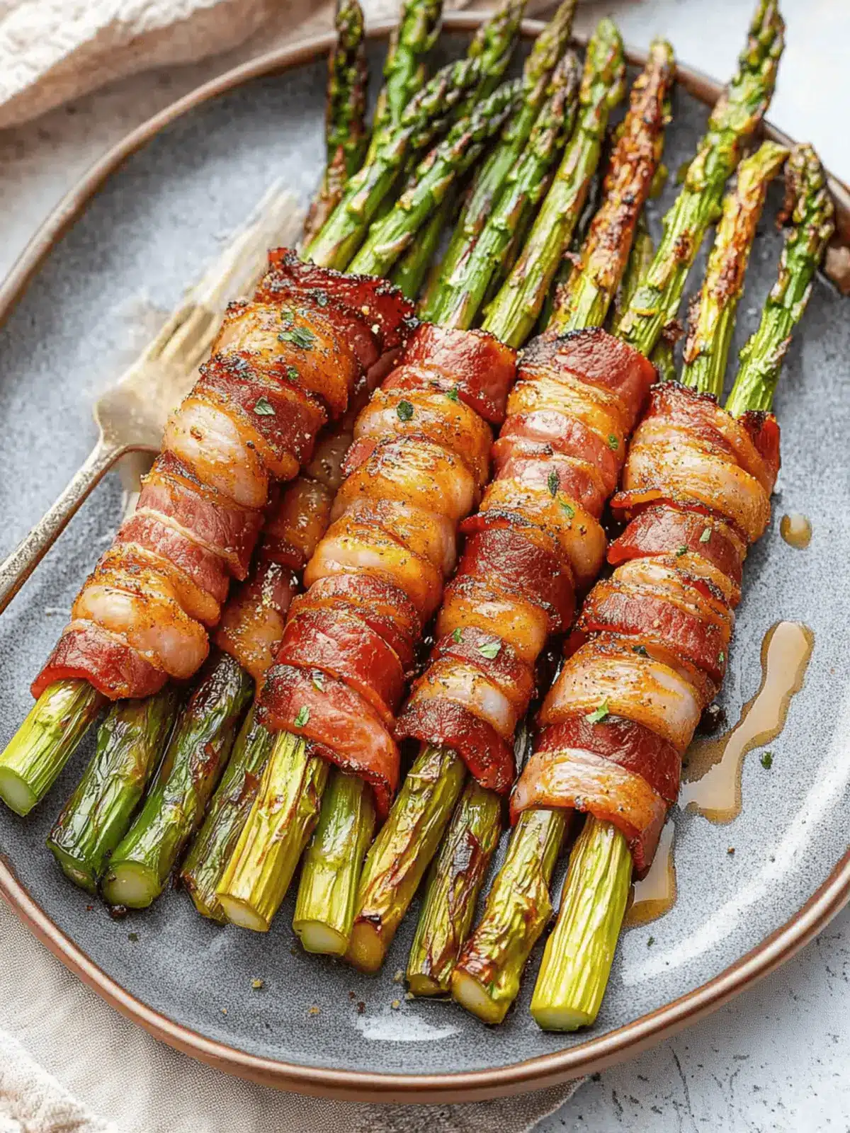 Bacon Wrapped Asparagus Bliss: Easy, Irresistible Flavor! 4 Bacon Wrapped Asparagus