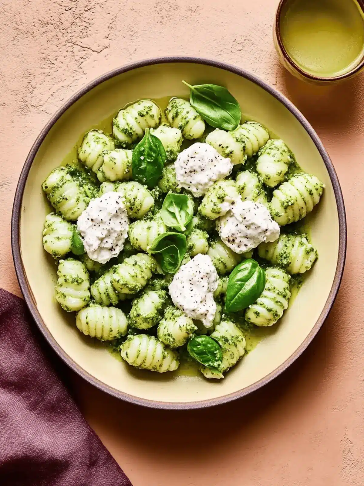 Spinach Pesto Gnocchi