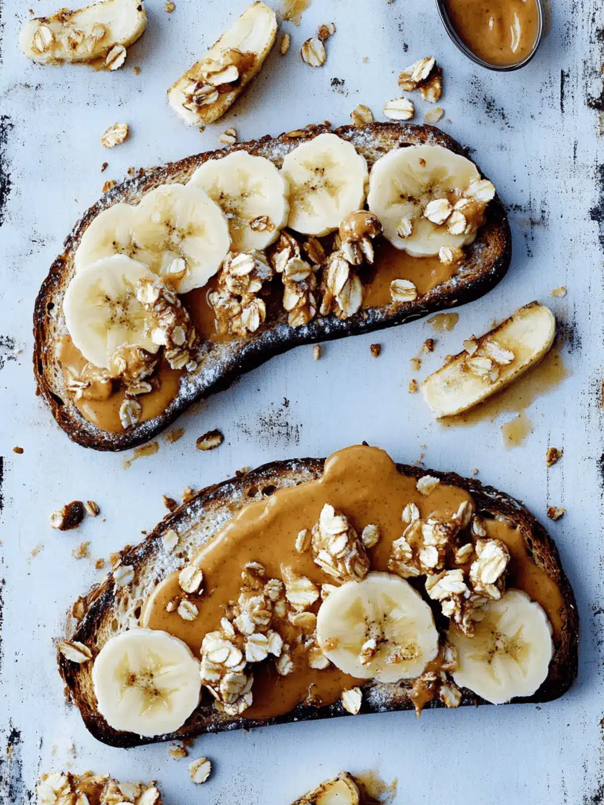 Gourmet Peanut Butter and Banana Toast