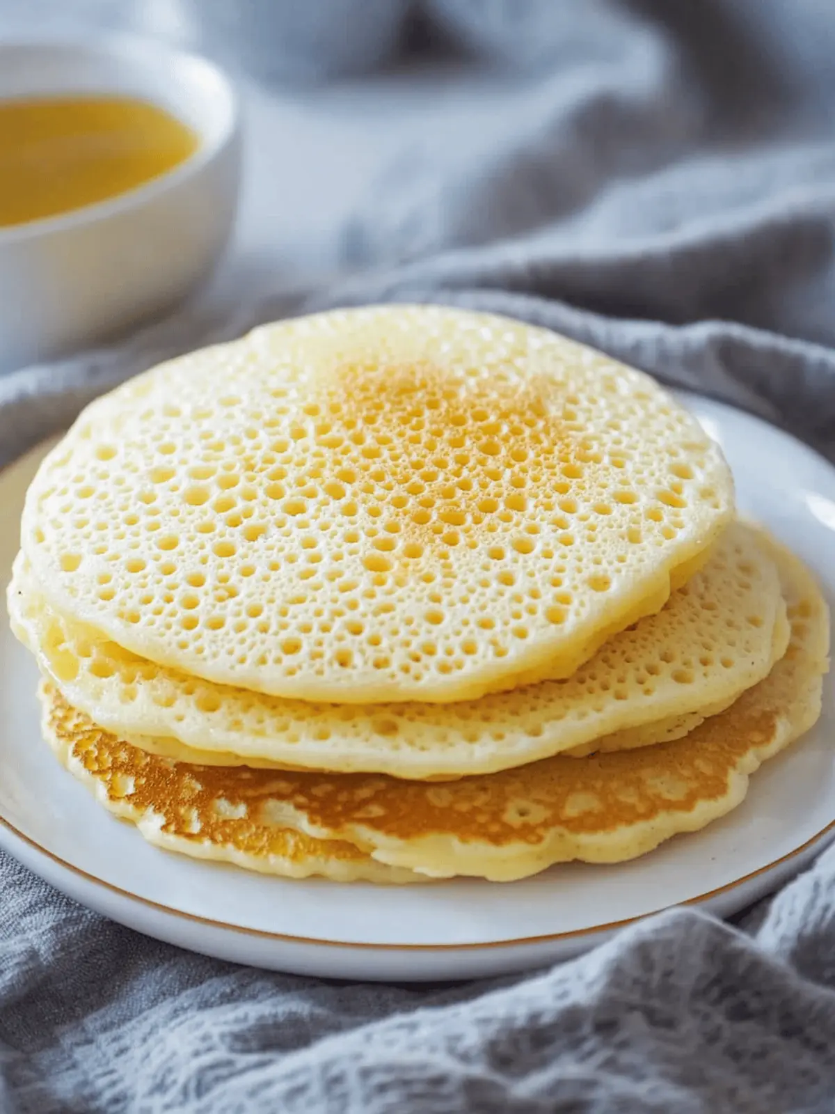 Baghrir (Moroccan semolina pancakes)