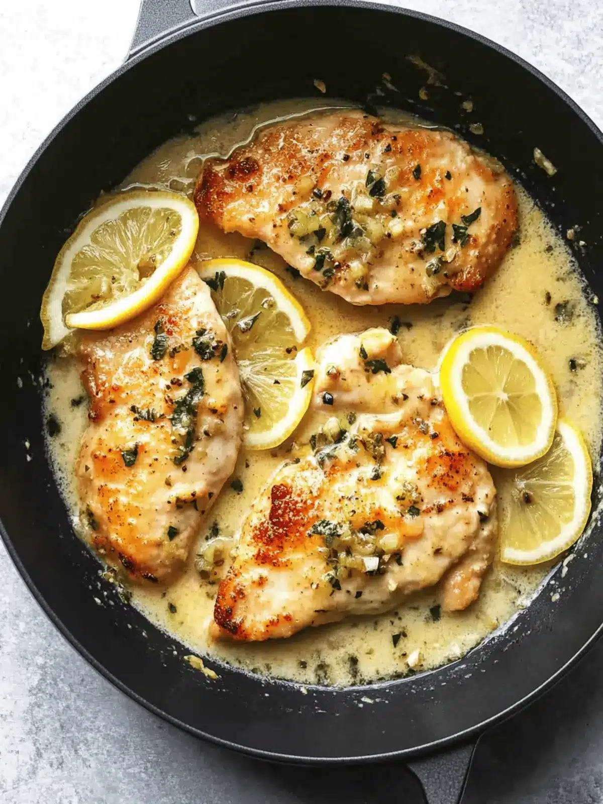 Creamy Lemon Chicken Piccata