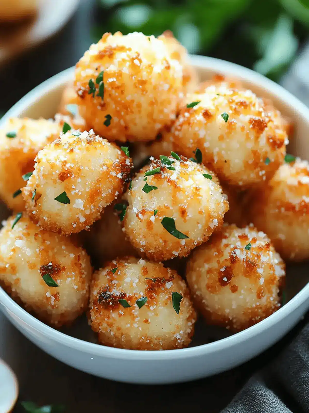 Crispy Parmesan Cauliflower Bites
