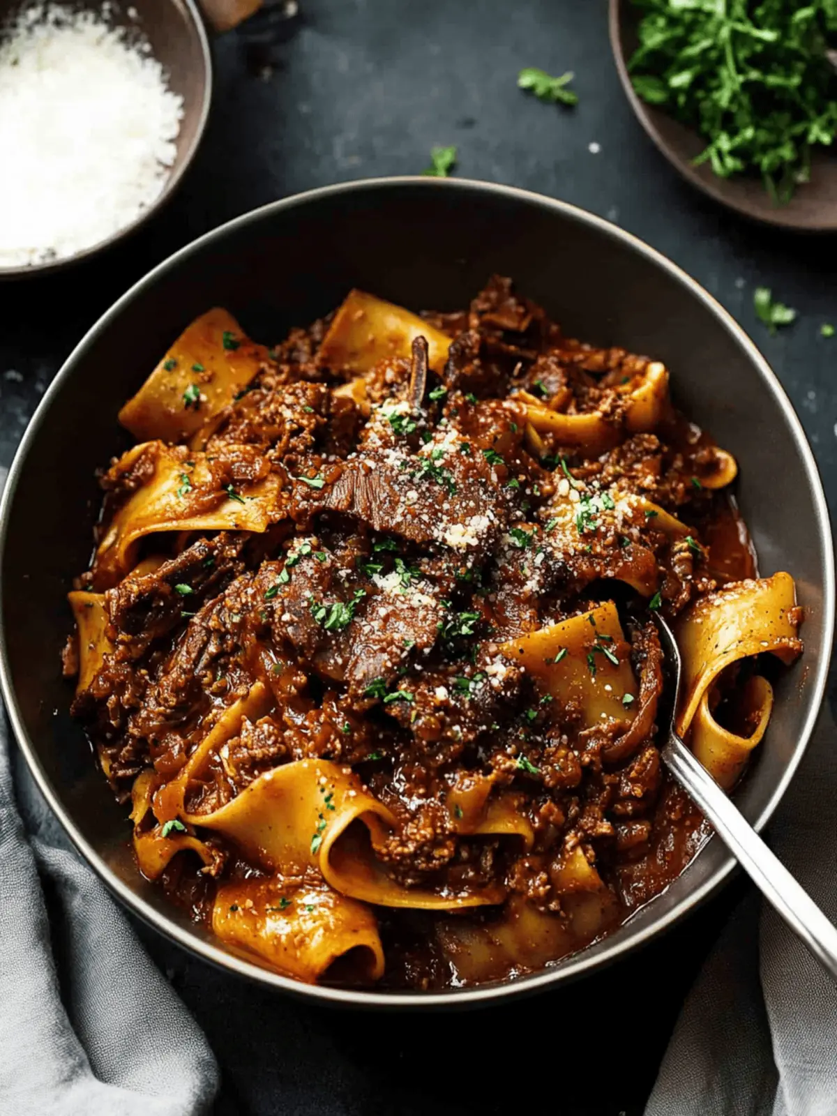 Slowly Braised Short Rib Ragu