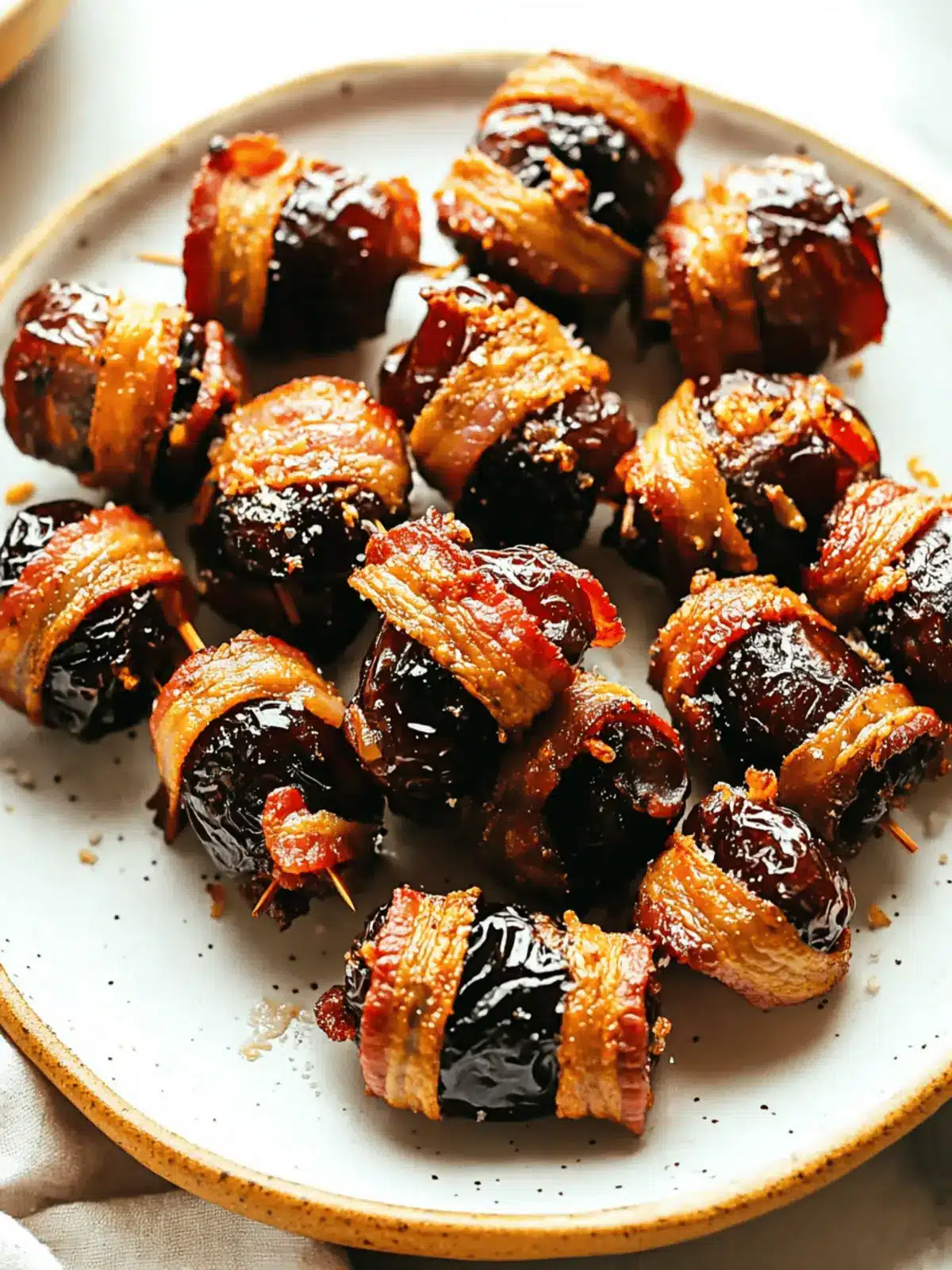 Savory 3-Ingredient Bacon Wrapped Dates for Irresistible Flavor 4 3-Ingredient Bacon Wrapped Dates