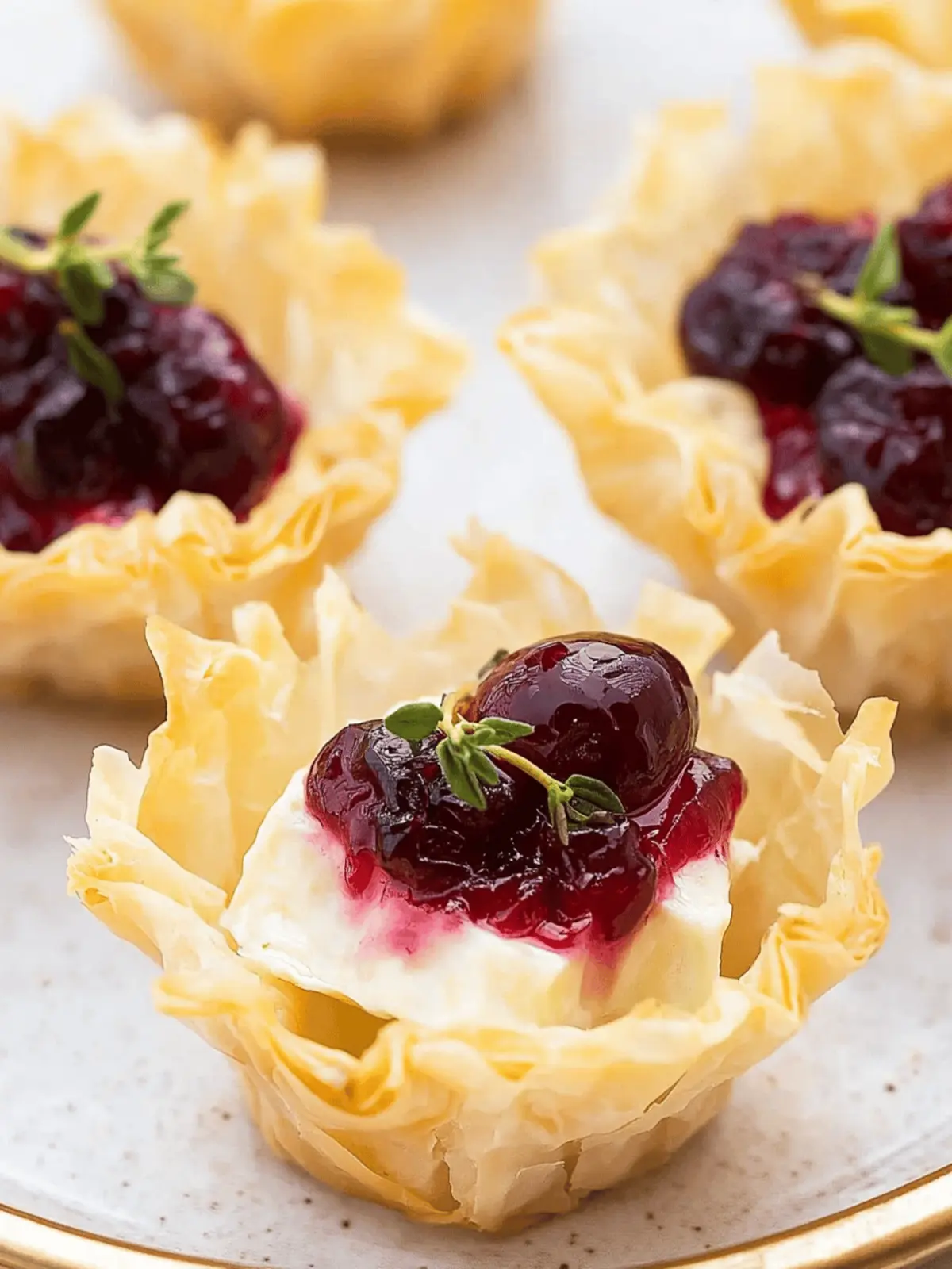 Irresistible Brie and Cranberry Phyllo Cups You’ll Love 5 Brie and Cranberry Phyllo Cups