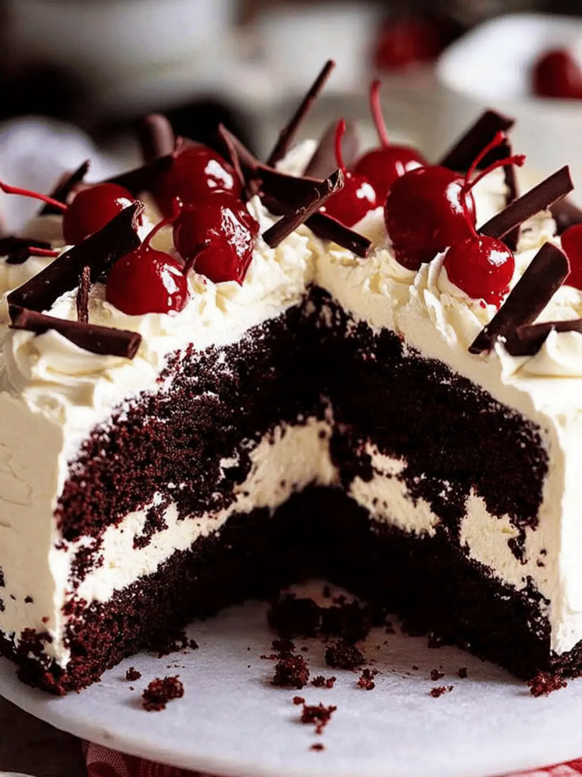 Black Forest Cake Bliss – Decadent Layers with Cherry Delight 4 Black Forest Cake