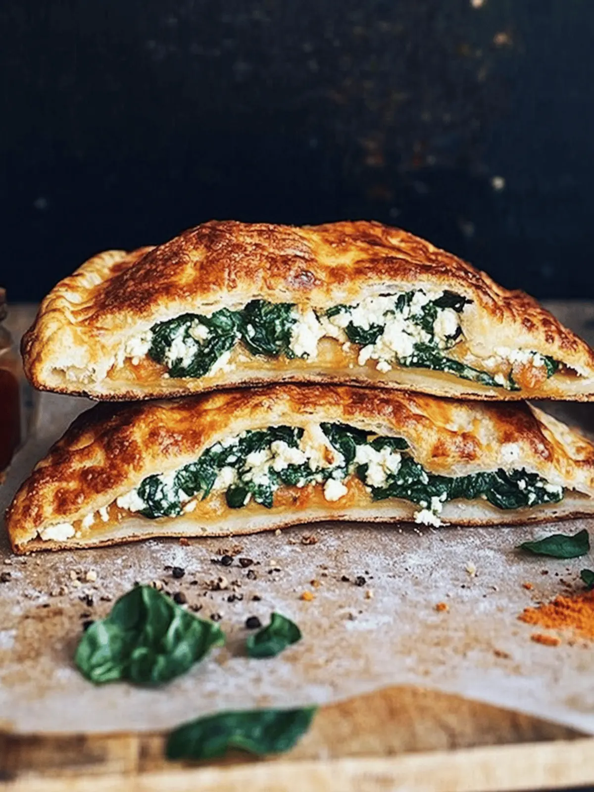 Spinach-Ricotta Calzone