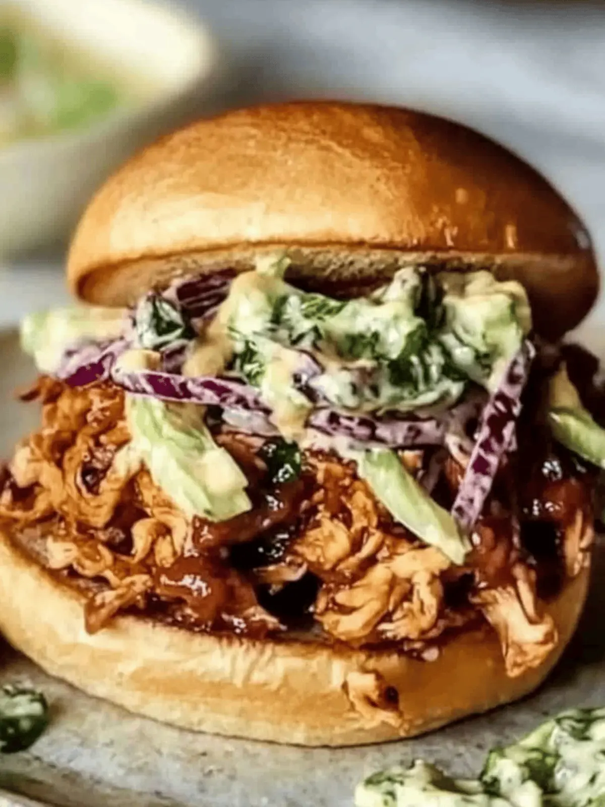 BBQ Jackfruit Sandwich