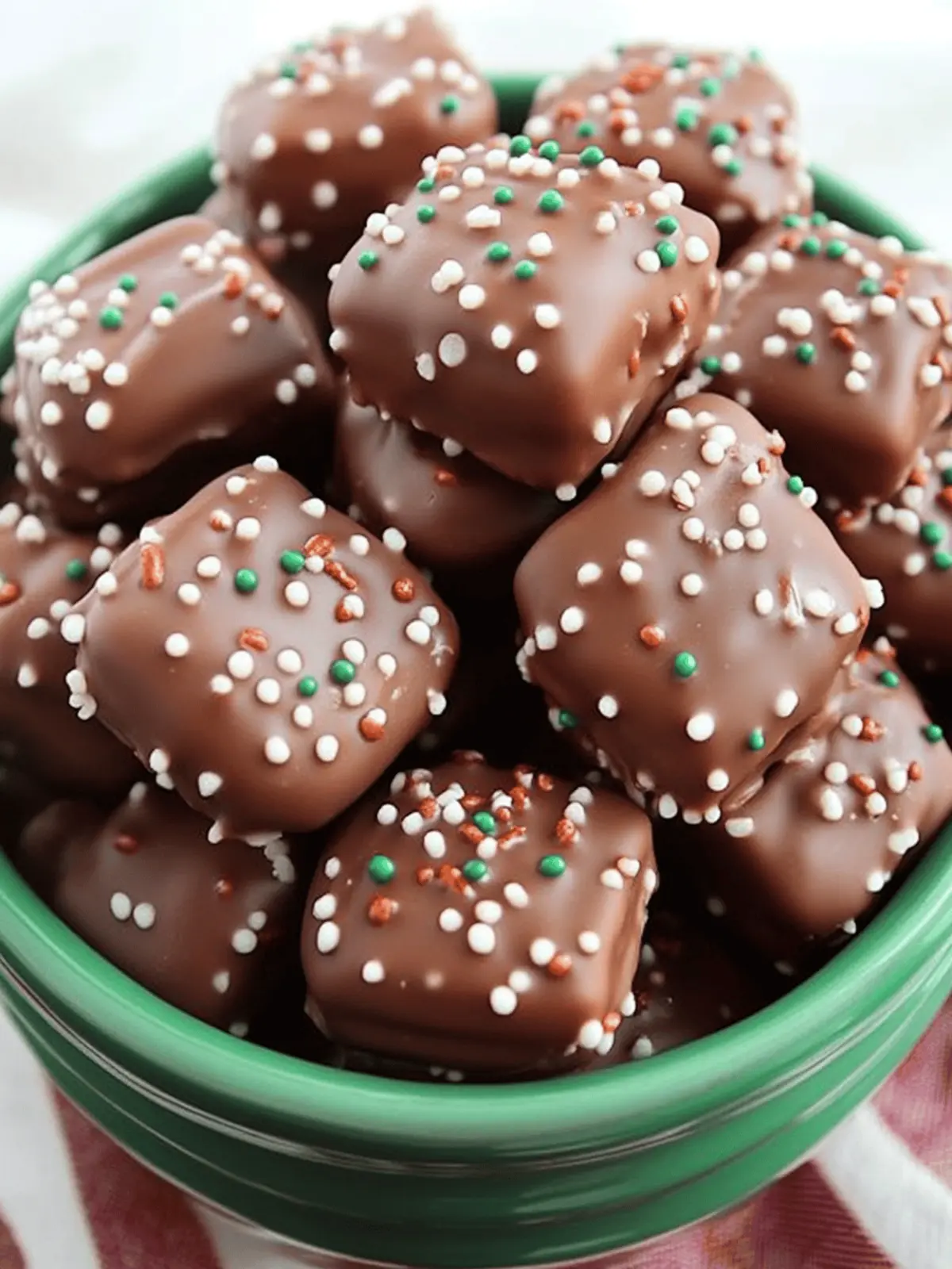 Chocolate Caramel Pretzel Bites
