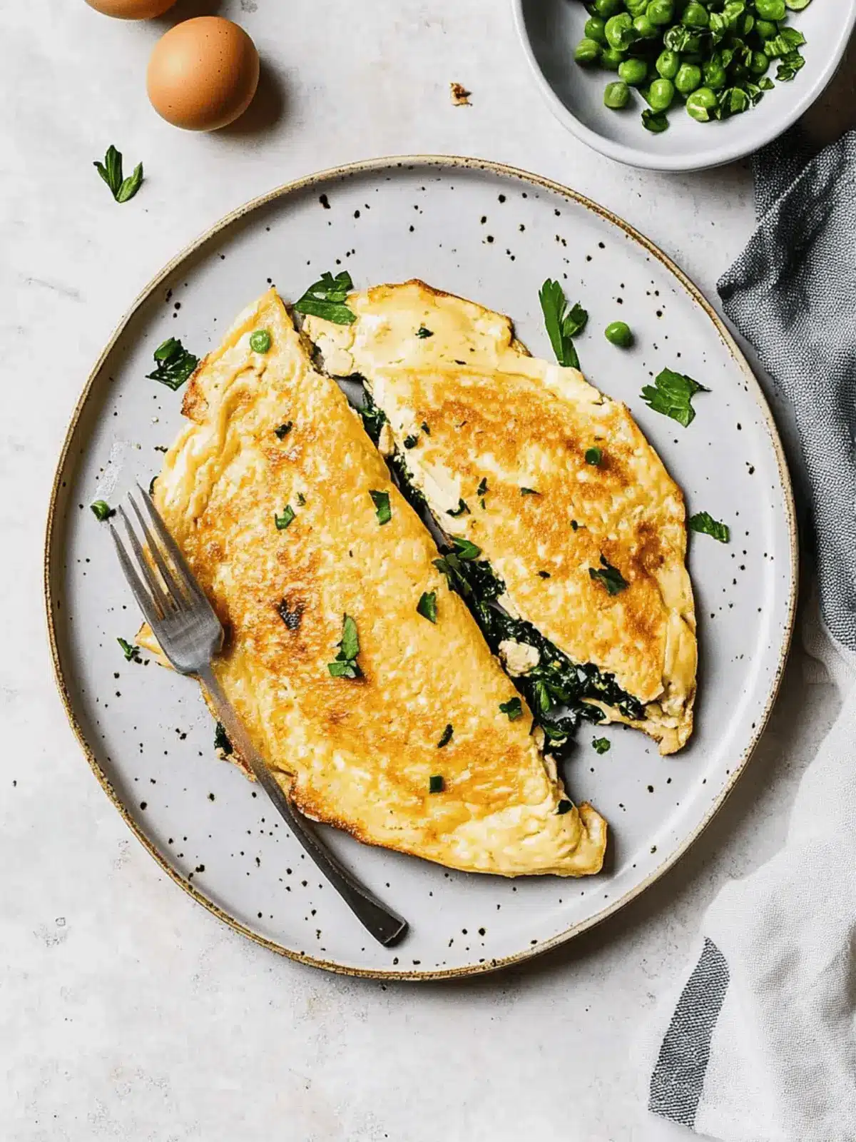 Eggy Vegan Tofu Omelette