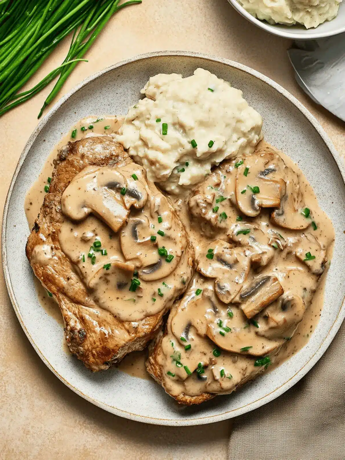 Savory Cream of Mushroom Pork Chops for Comfort Food Lovers 5 Cream of Mushroom Pork Chops