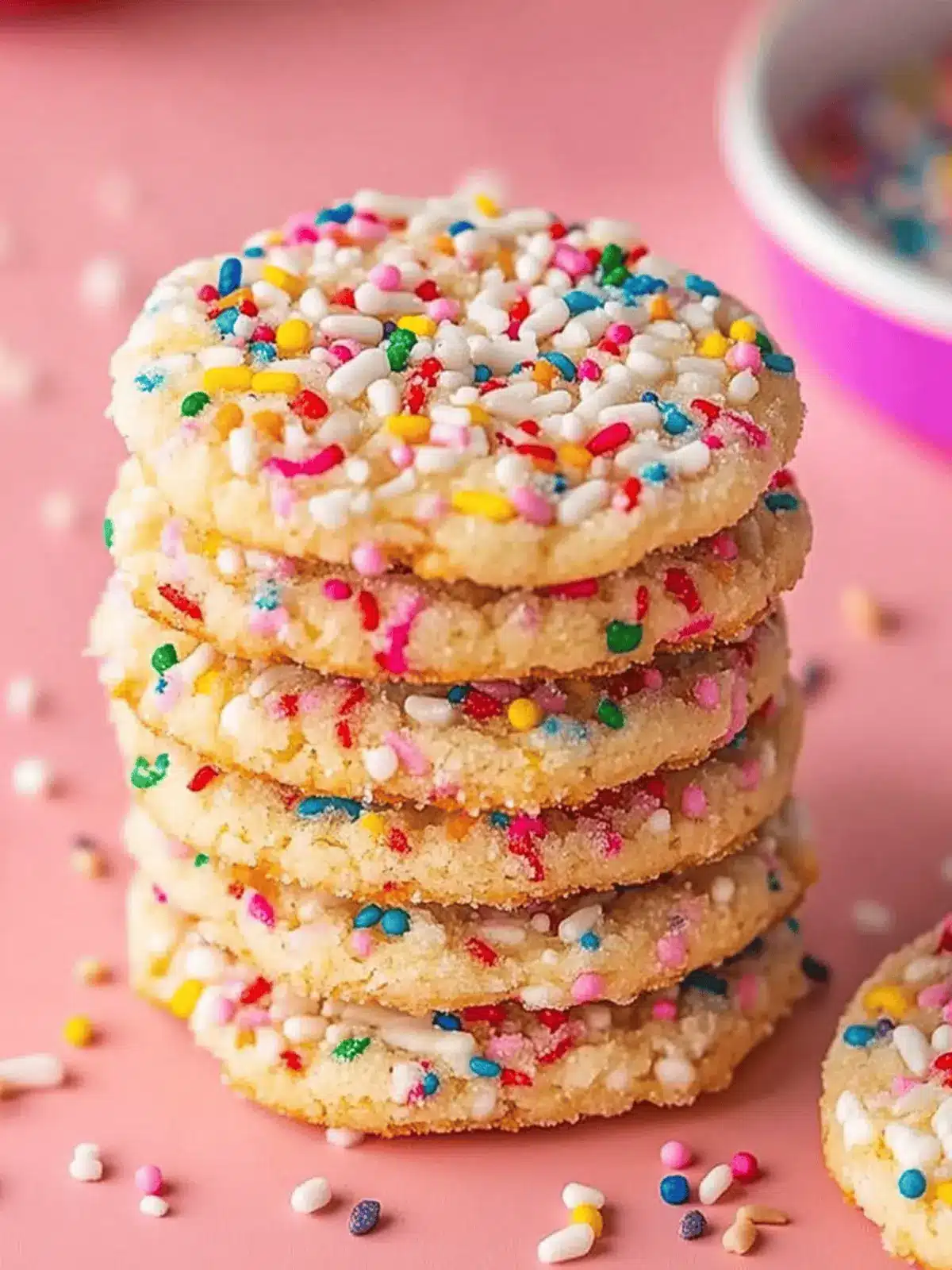 Sprinkle Sugar Cookies
