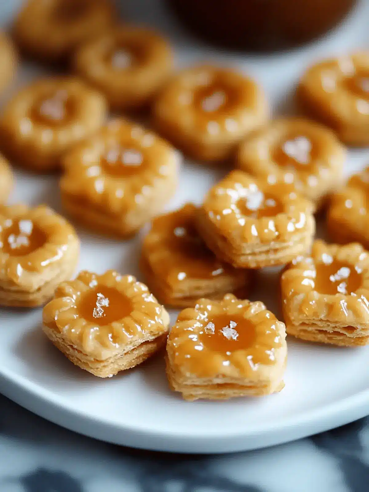 Salted Caramel Cracker Bites