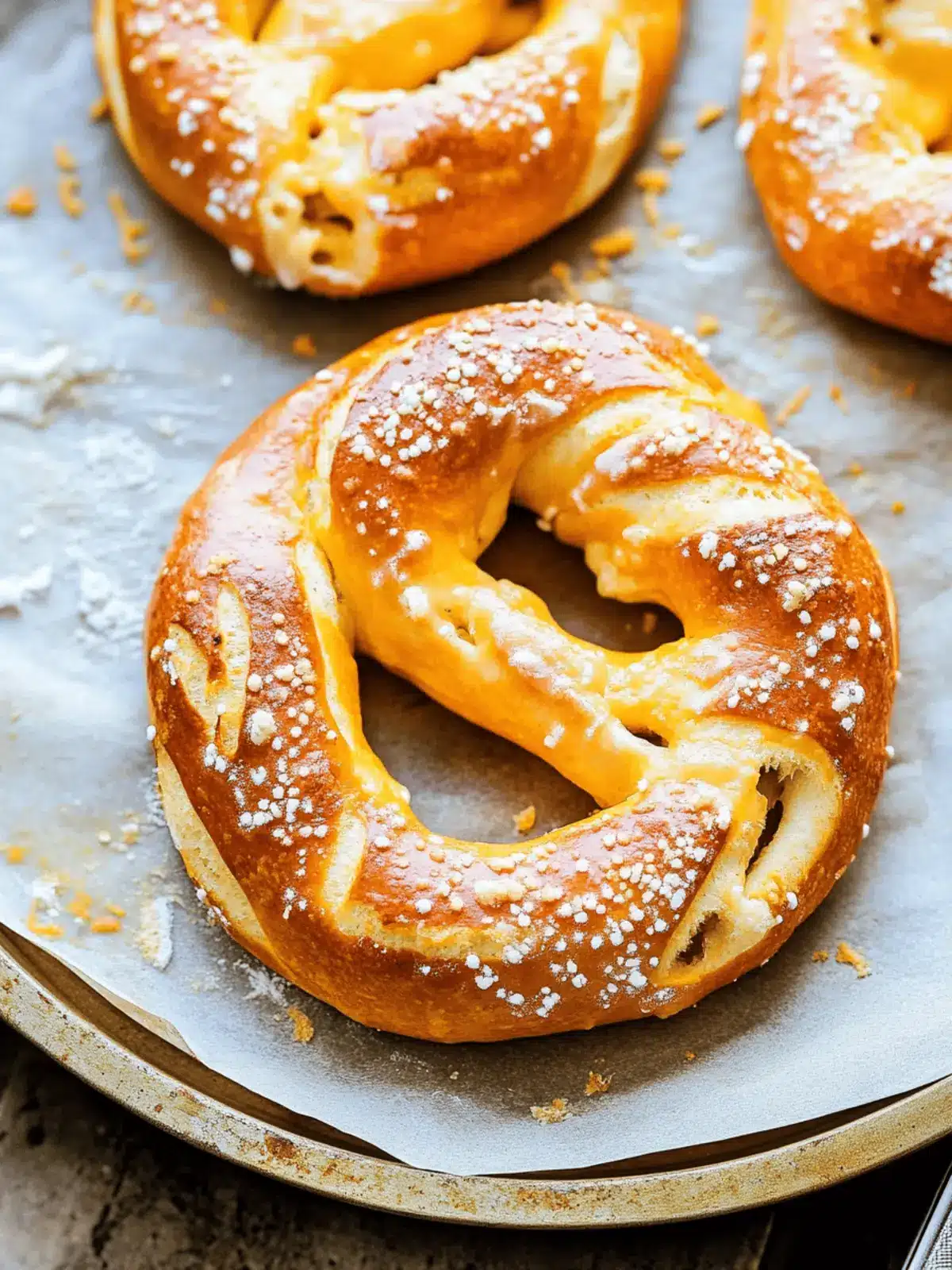 Cheese Stuffed Pretzels